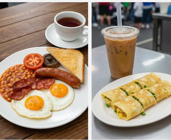 英式早餐豆子配蛋還是蛋餅配大冰奶？-封面