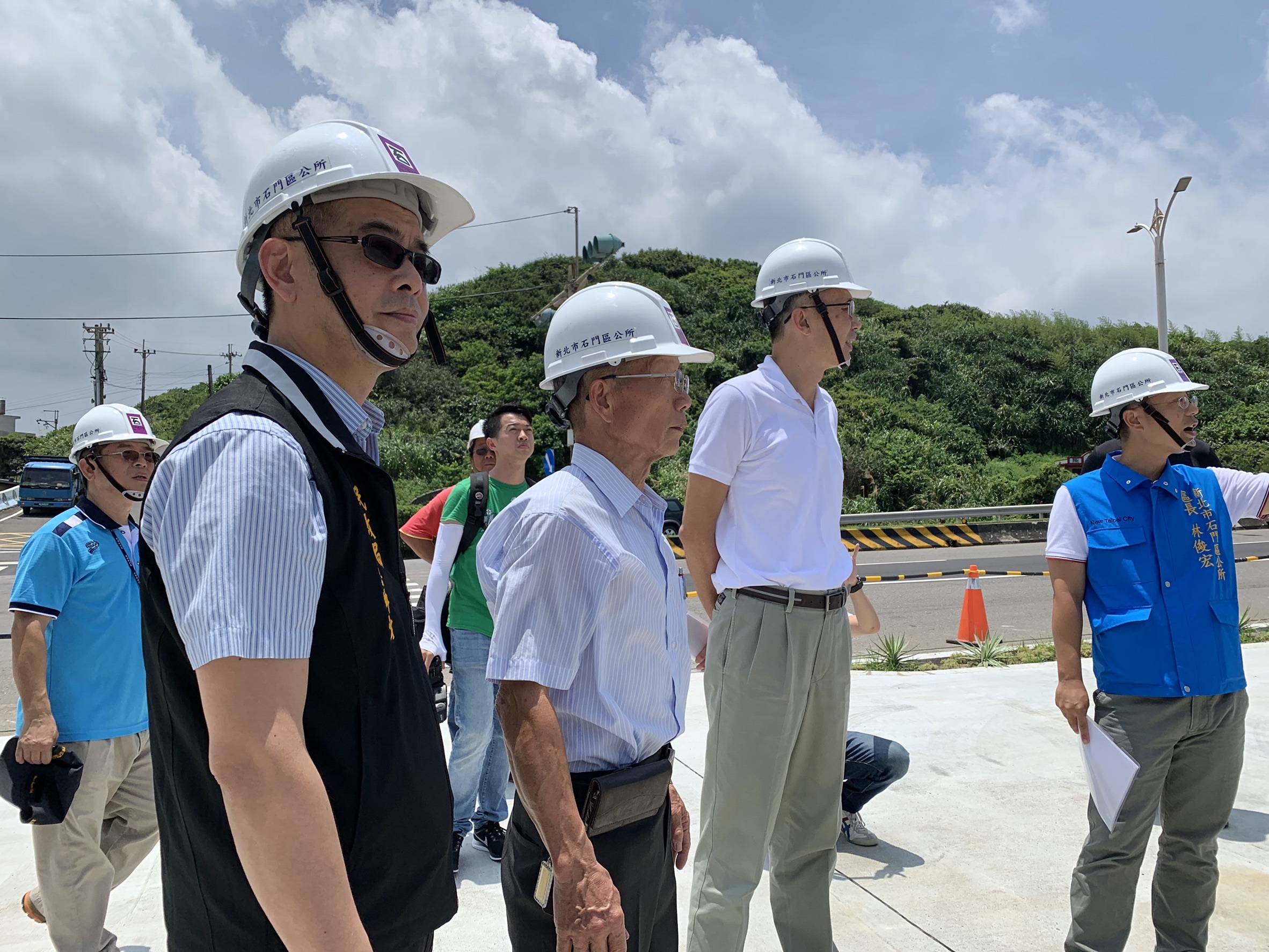 新北市副市長謝政達視察石門山區