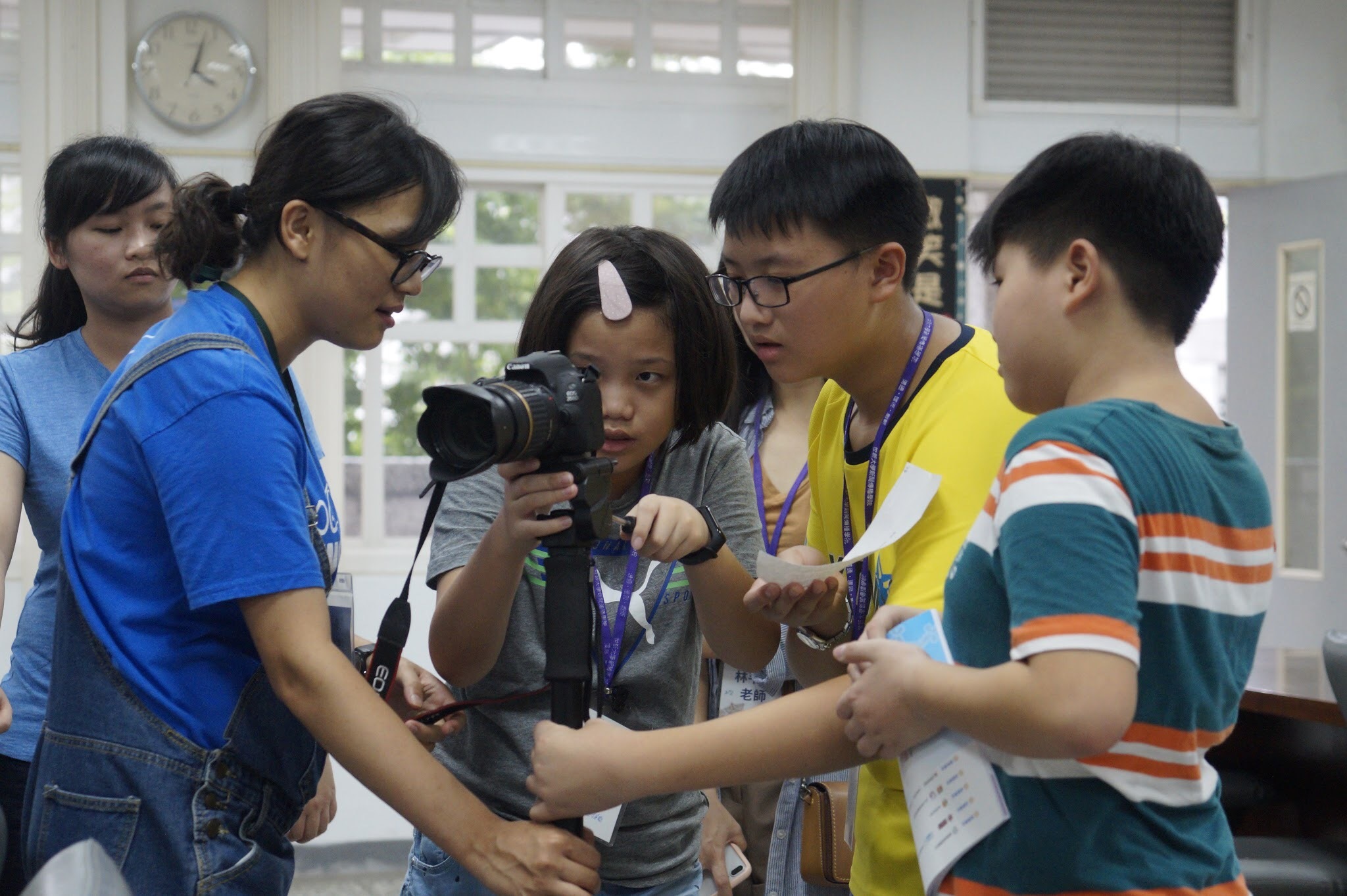 學員學習運鏡技巧