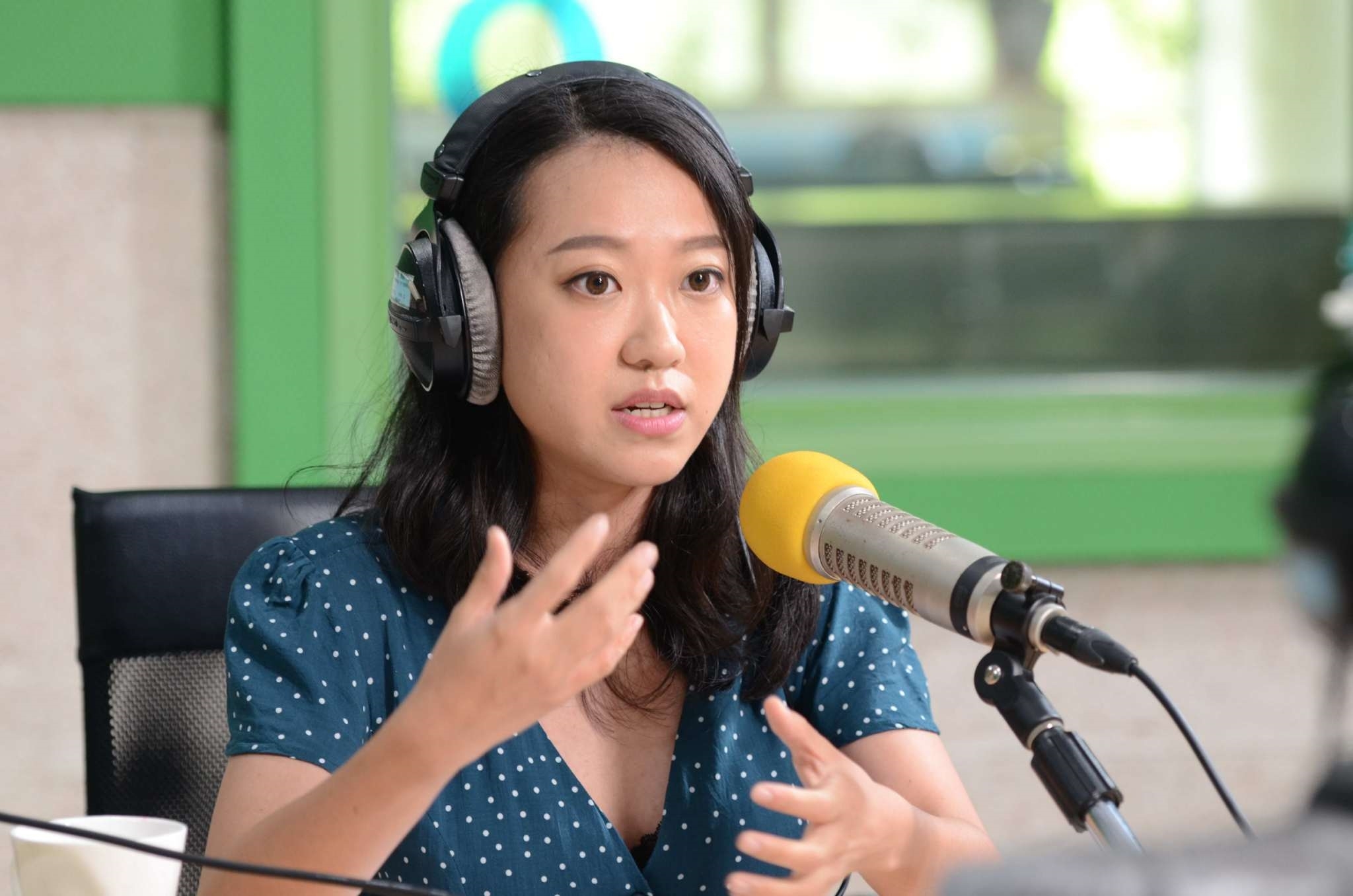 TVBS專題記者呂蓓君分享記者採訪工作的甘苦談