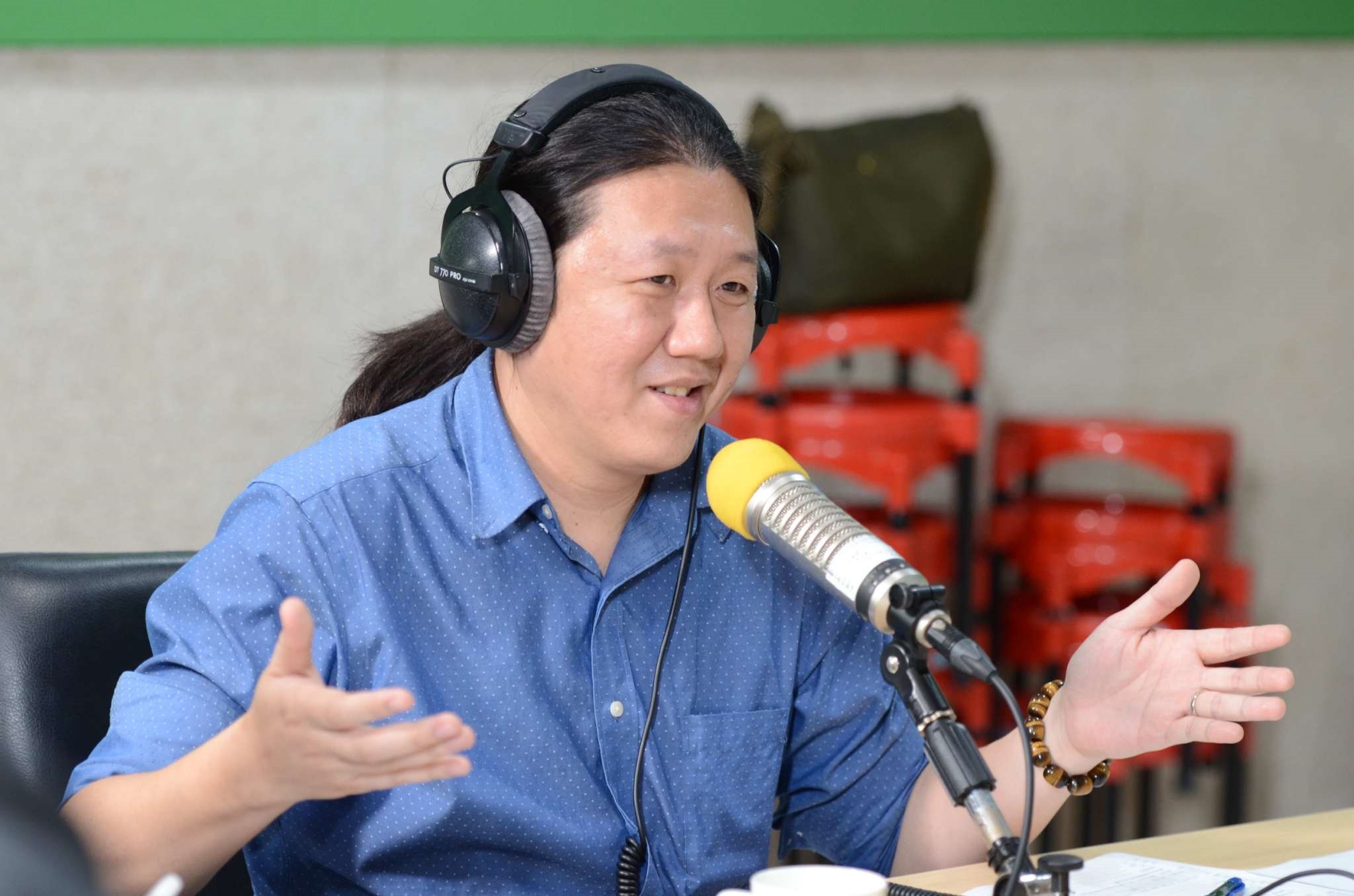 主持人劉懷幃也分享喜歡閱讀及說故事的心得