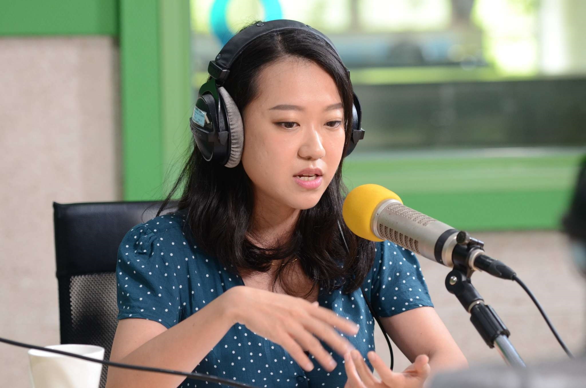 記者呂蓓君分享採訪工作的甘苦談及目前媒體業的現象