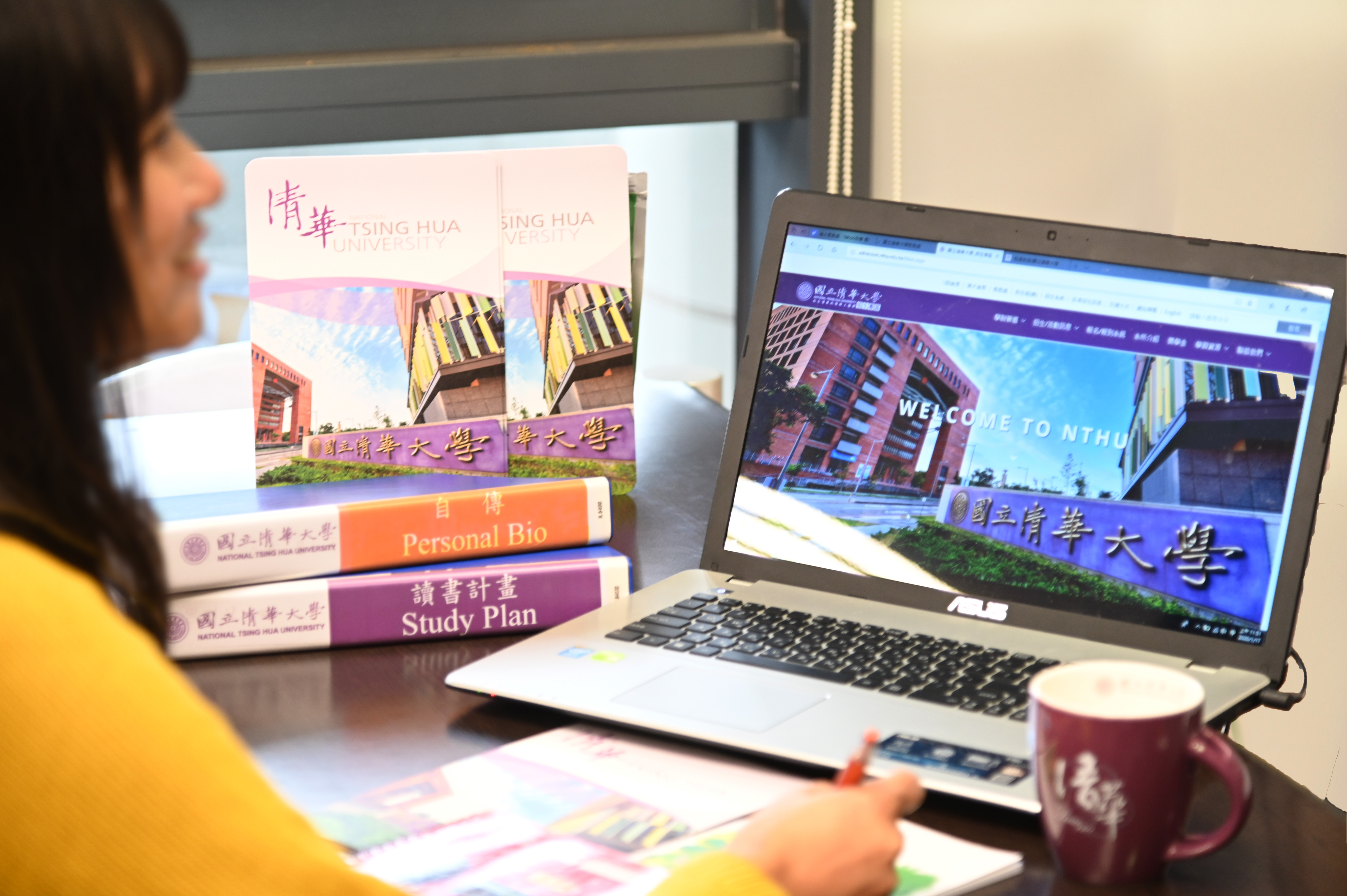 清華大學網站貼出一封校長賀陳弘寫給考生的信幫助考生表現個人的優勢與獨特性。(清華大學提供)