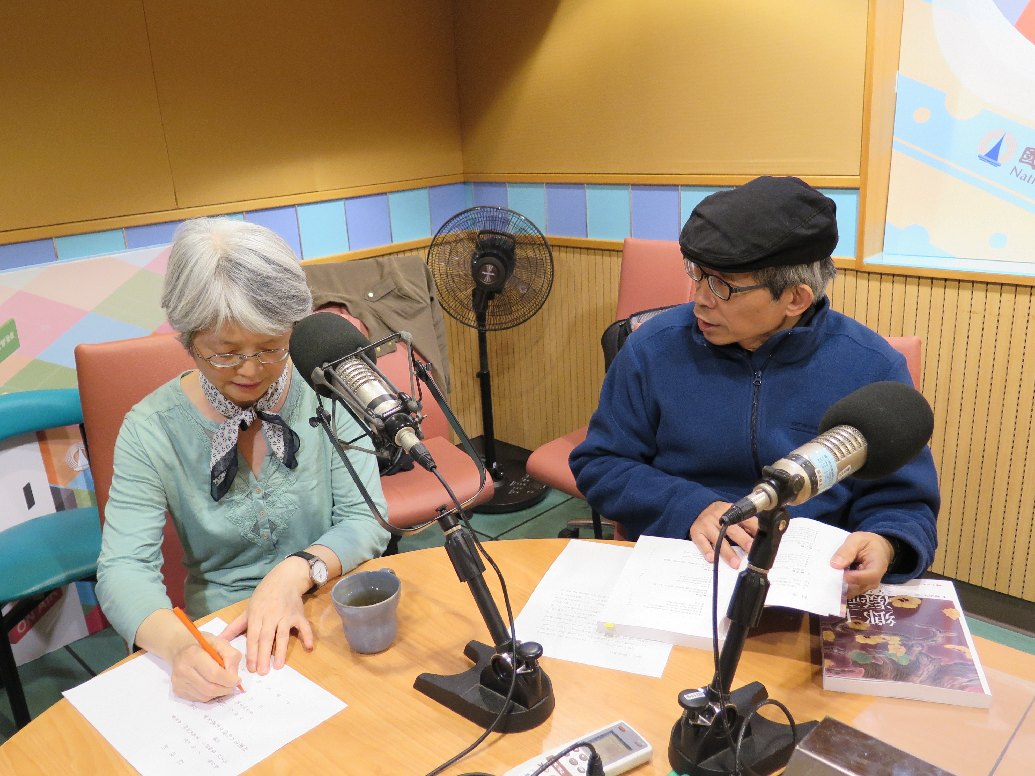 賴明珠教授與阿田教授-2