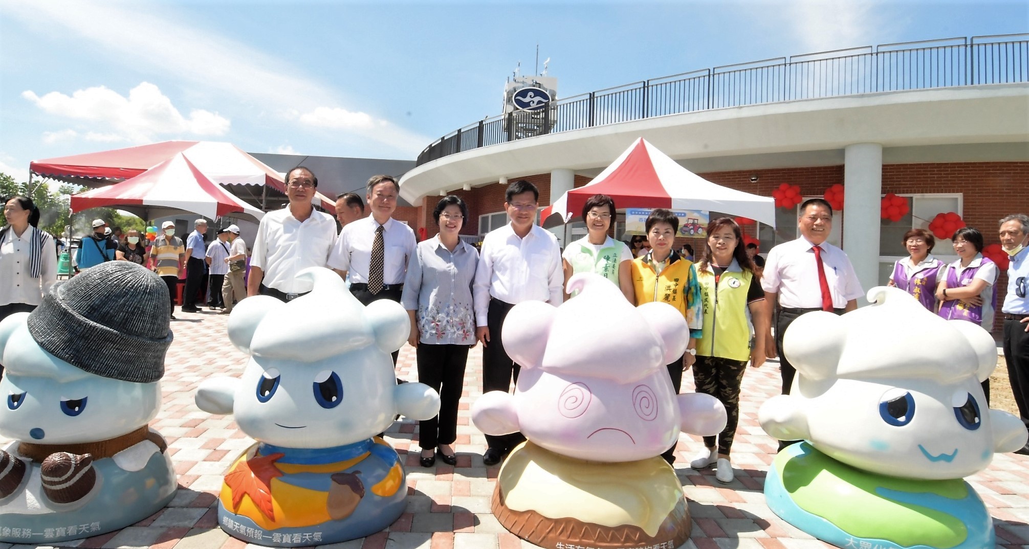 兼具教育功能的田中氣象站正式啟用