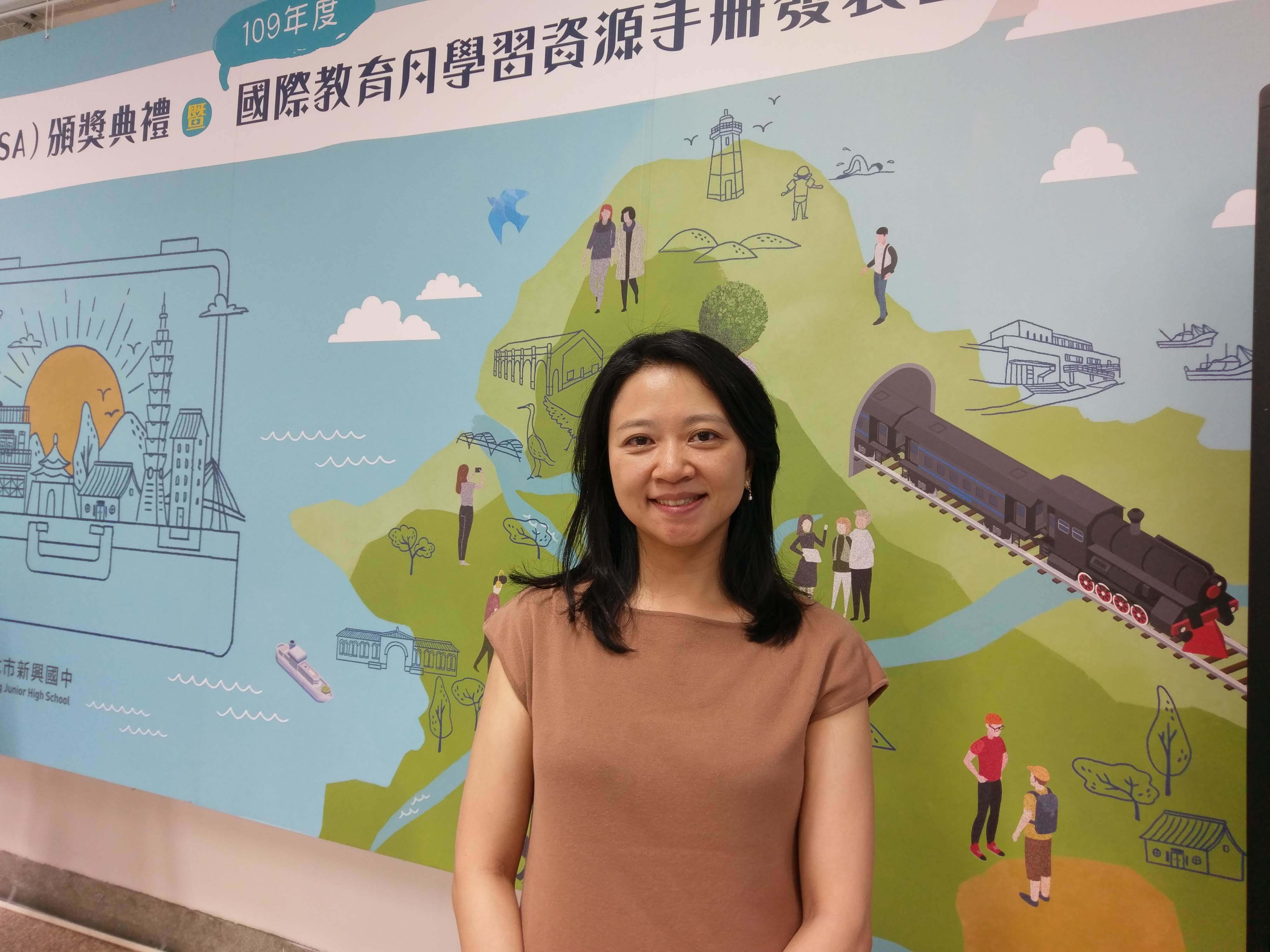 日新國小唐鶴菁老師將國際教育連結跨域課程，讓孩子為環境永續找解方