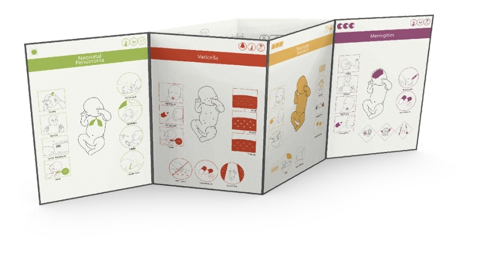 尤宏章老師指導張芸嘉與鄭佳旻同學共同創作的「兒童圖鑑 」(照片:雲林科技大學)