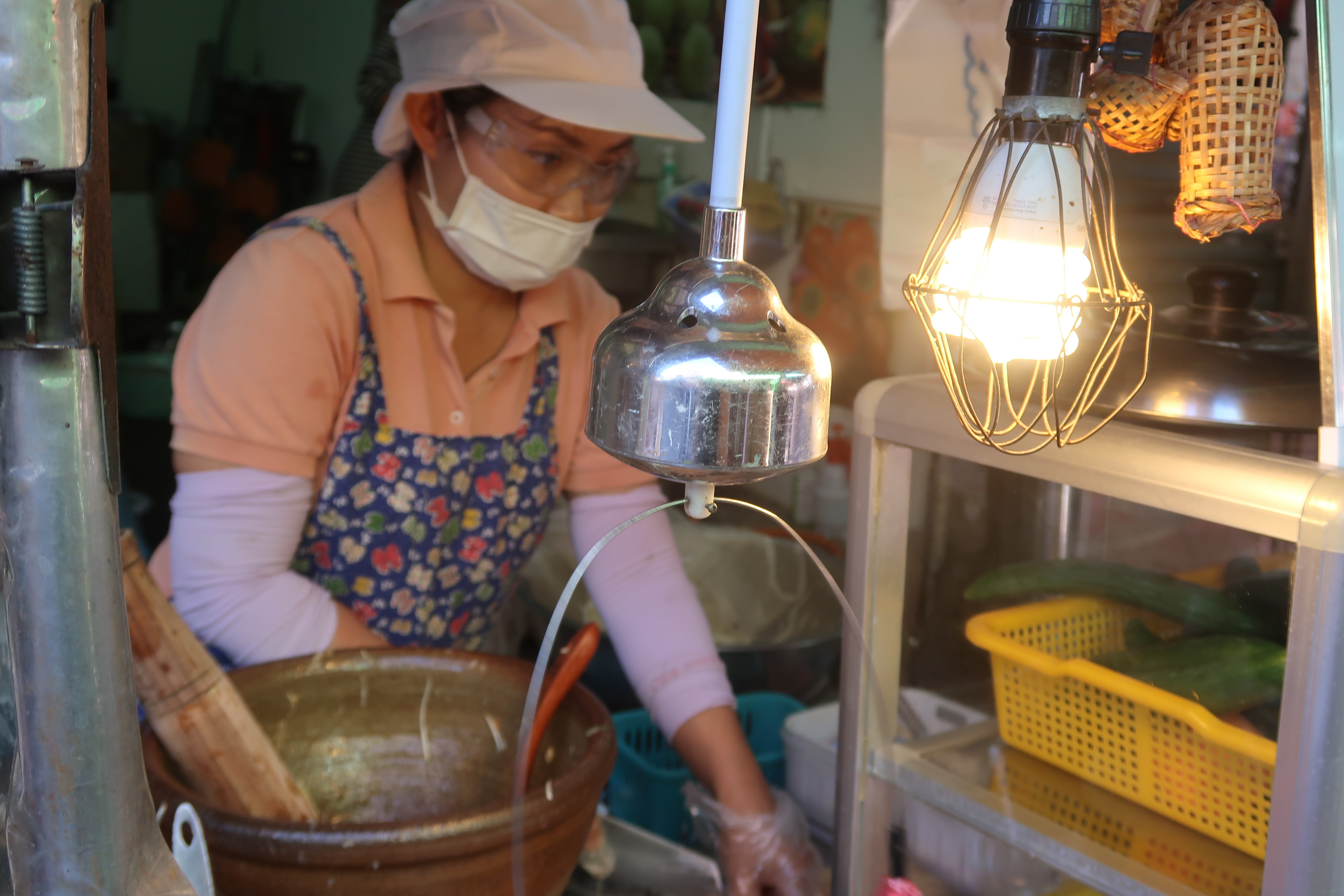 南苗市場的「罕見種」泰式涼拌木瓜