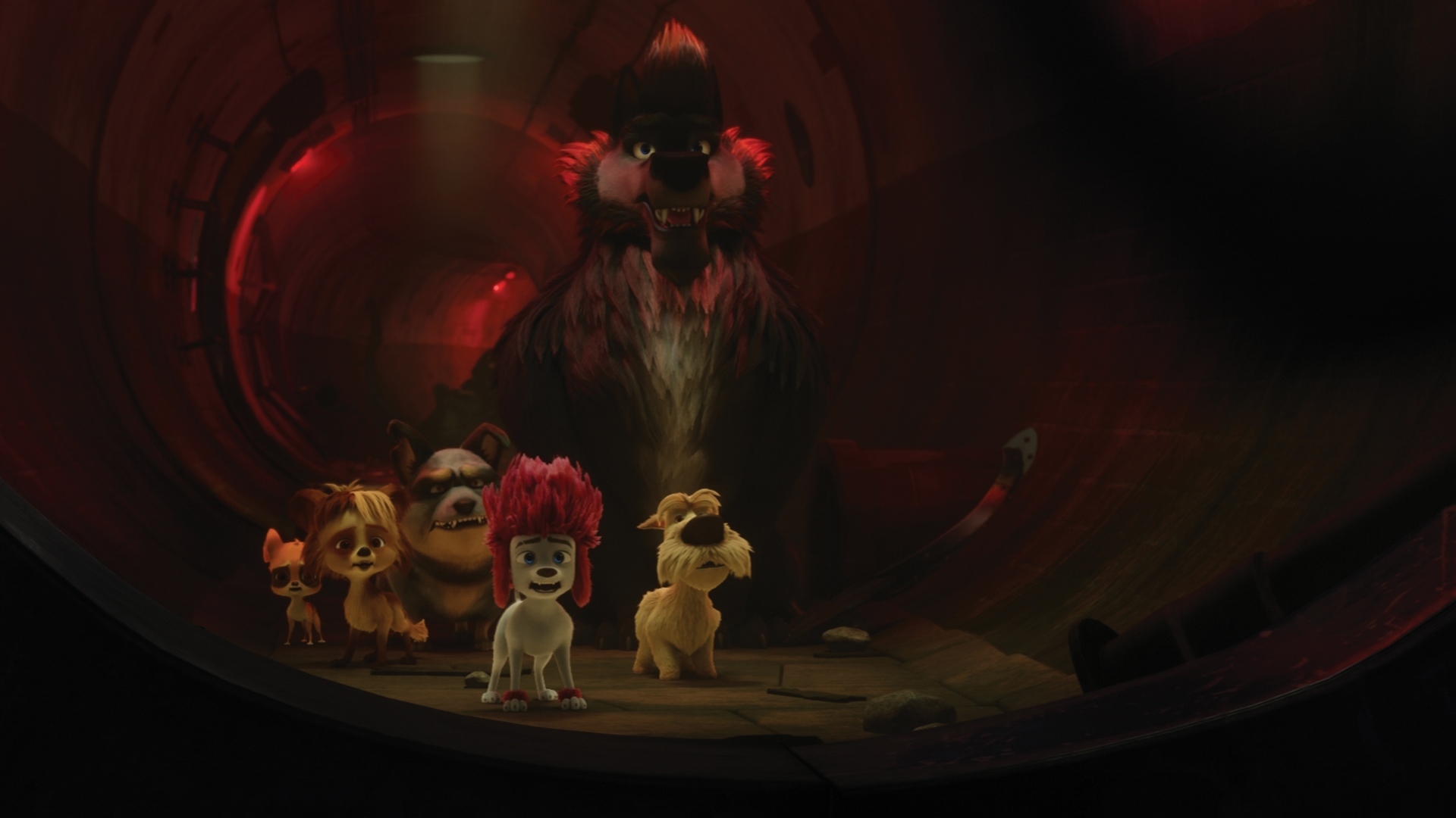 《小狼人》(左起)ㄟ辣姊、貝貝、胖球、福來弟、西傅、福霸