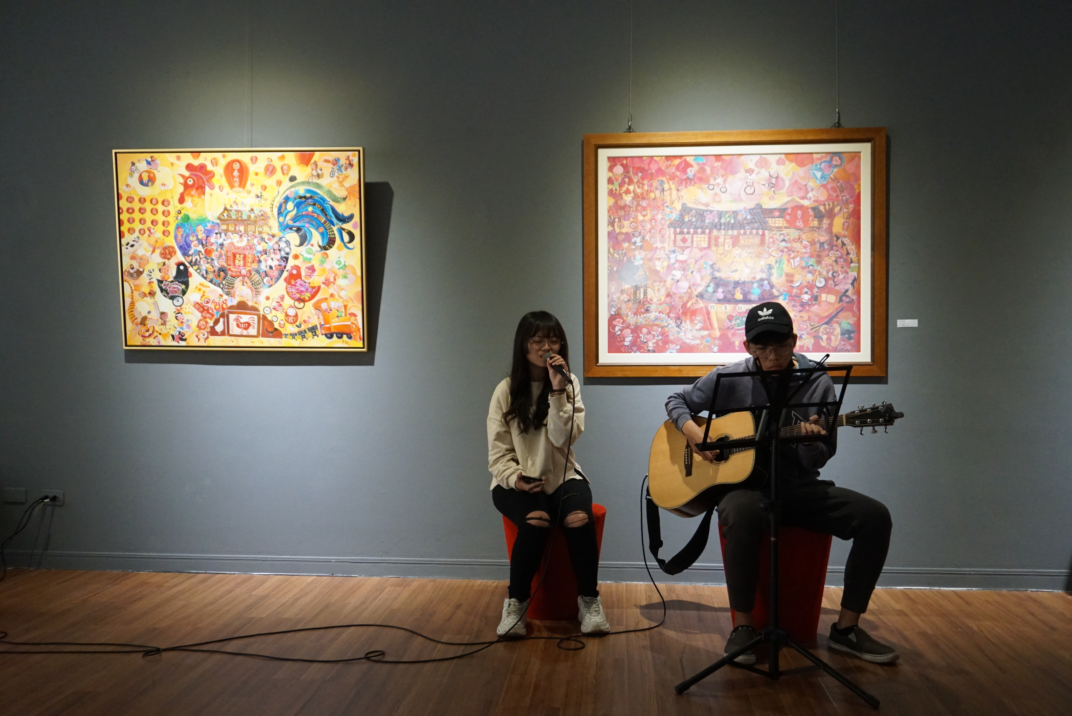 虎尾科大情懷吉他社帶來精彩的表演 (照片: 虎尾科大)