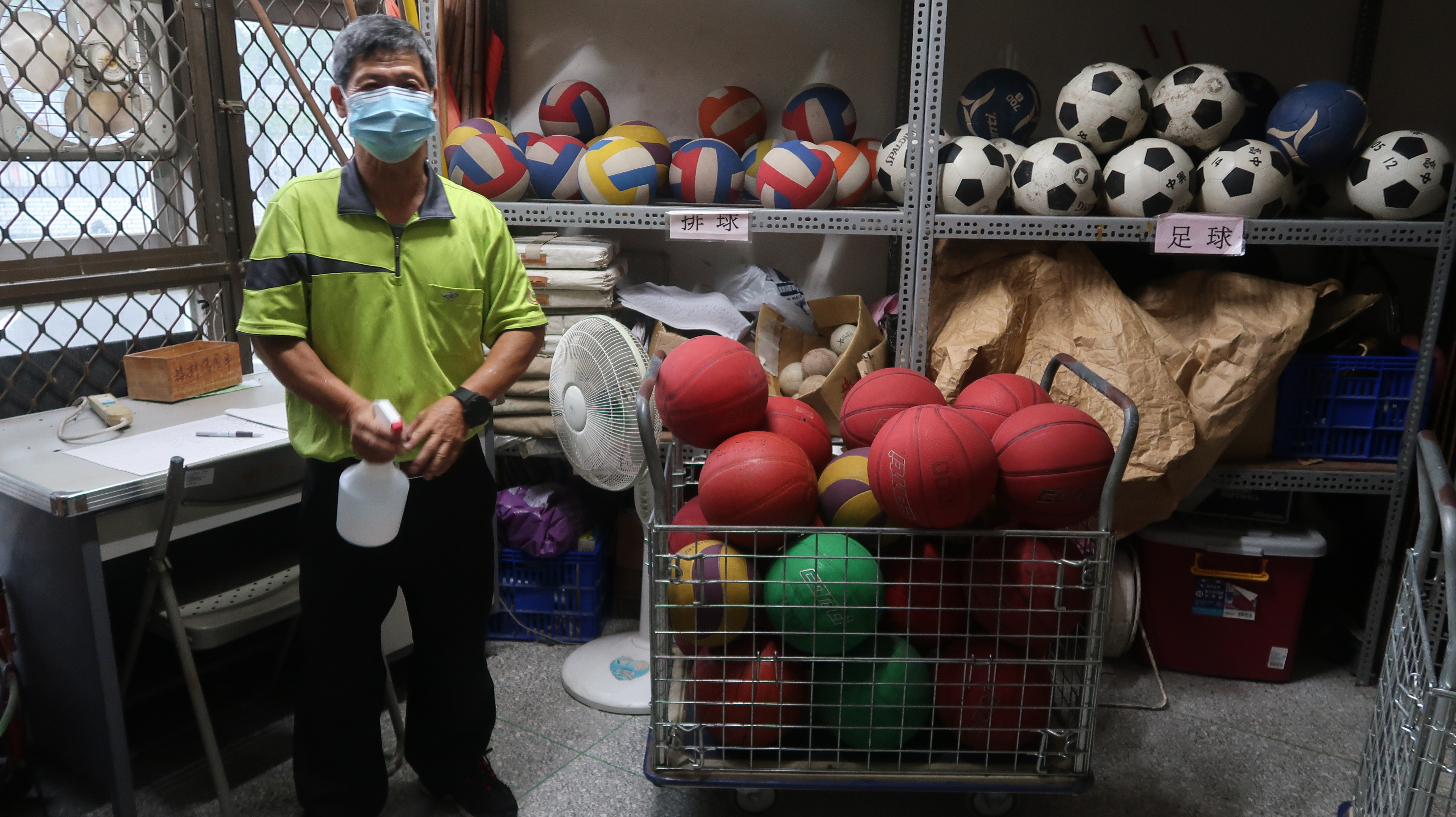 運動器材歸還之後，一定要立馬消毒