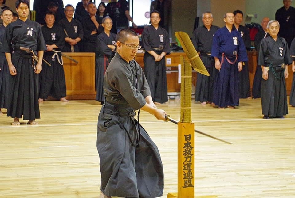 拍攝於日本神奈川武道館的拔刀道連盟全國大會