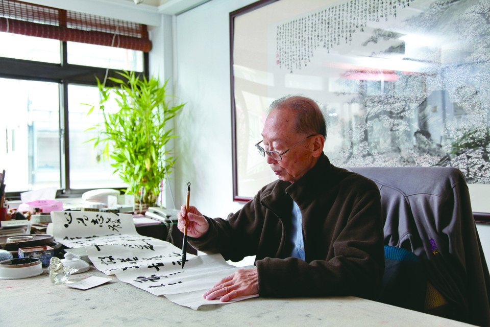 周澄老師創作身影（國美館提供）