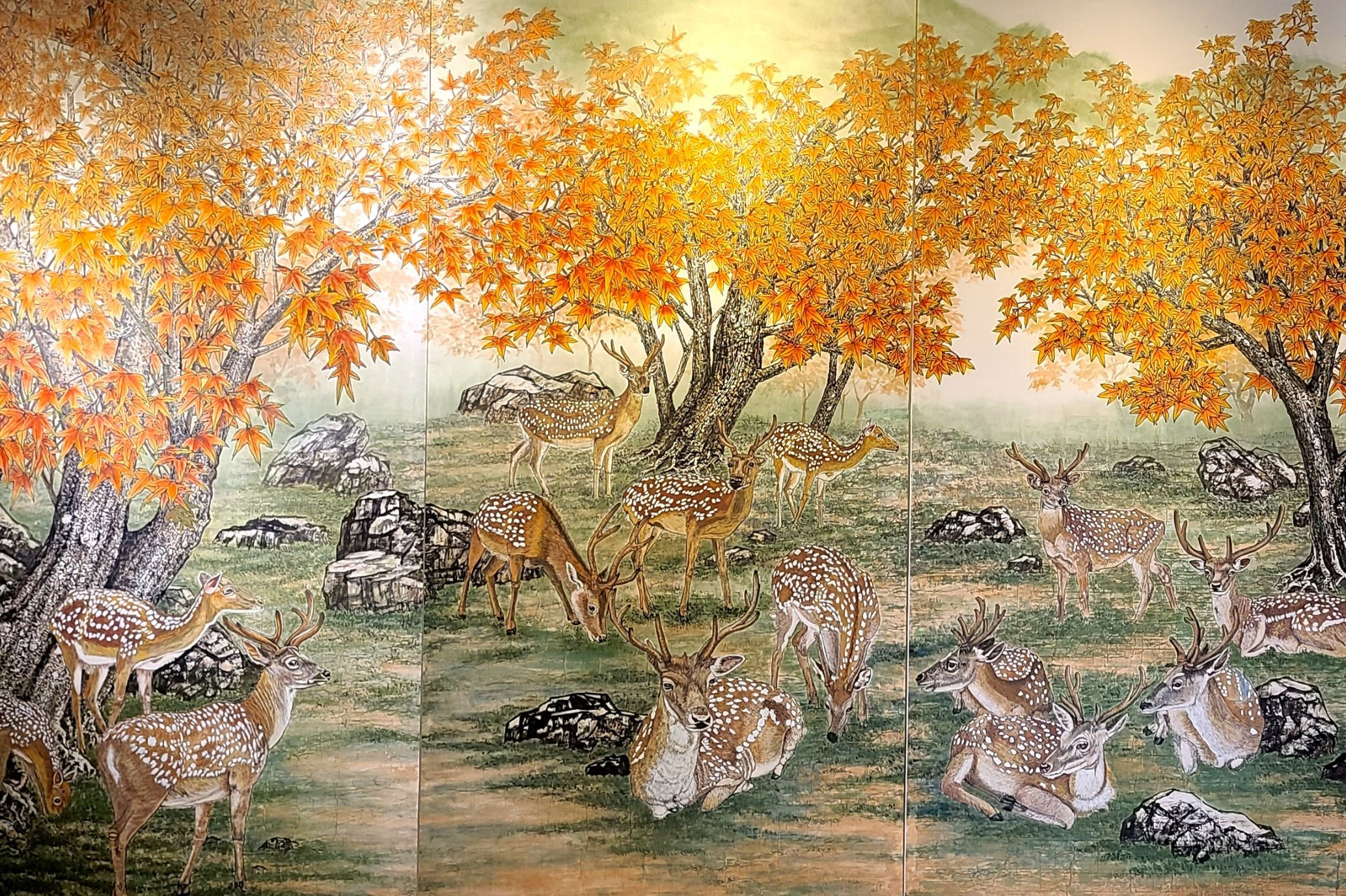 李淑英_群鹿詠秋楓