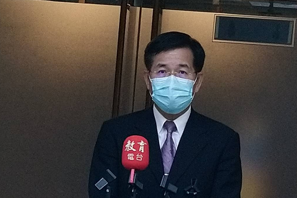 教育部部長潘文忠接受媒體聯訪