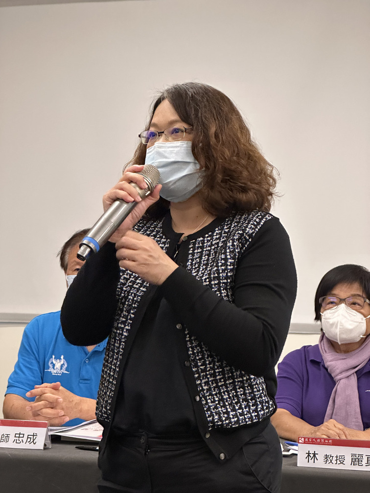 人權館副館長張嬋娟期望專書能增進社會大眾對錫安山政治案件的認識 (人權館提供)