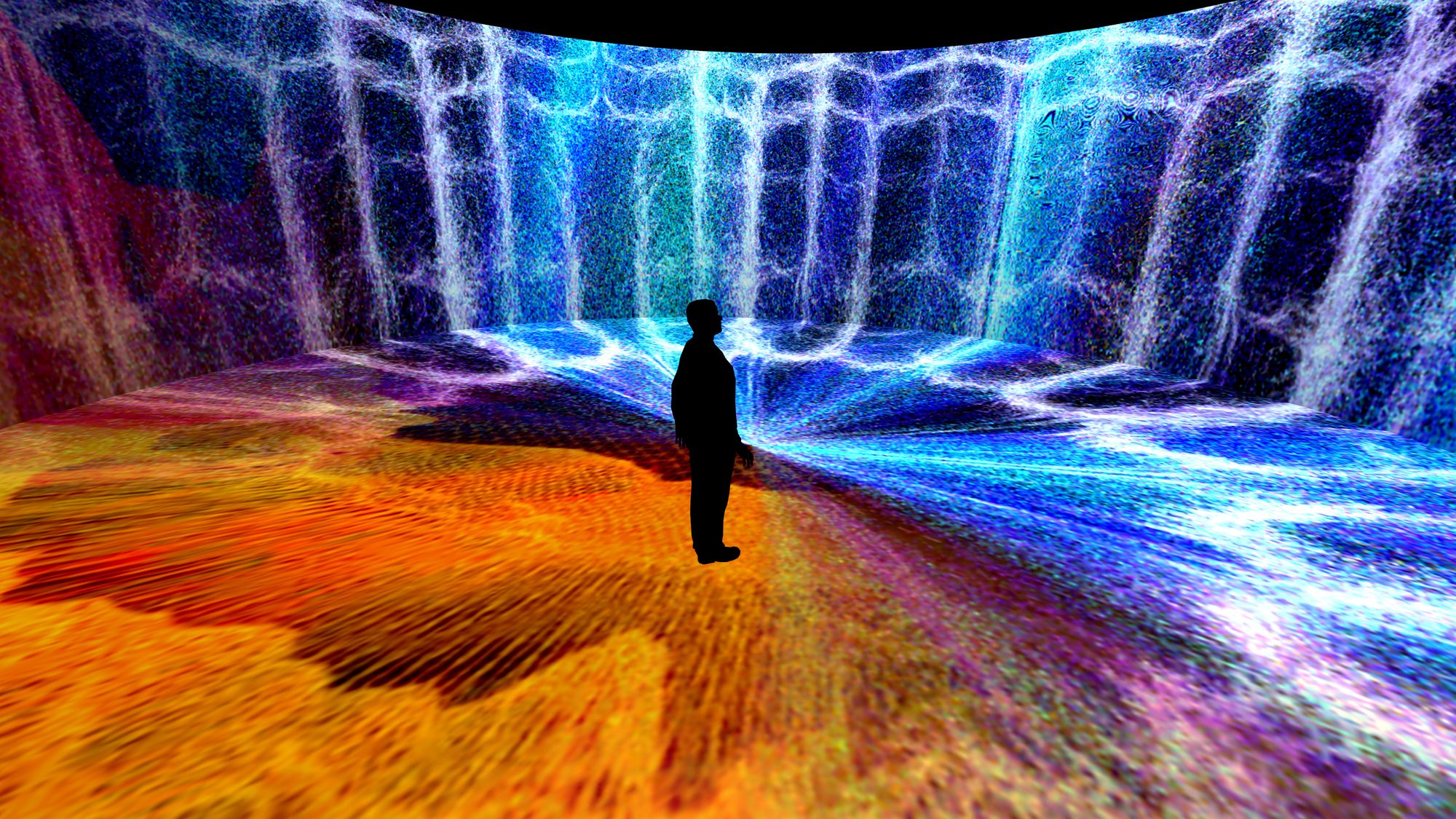 尤里・勒赫和吳秉聖 的「光的時間量子」作品(圖片來源：國美館)