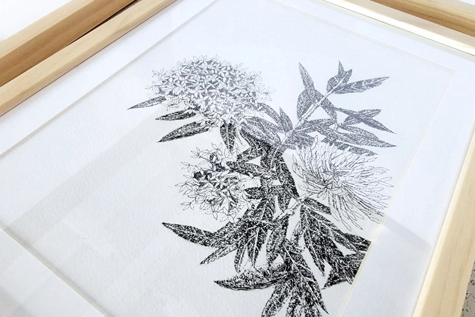 「2022野地博物館－國立臺東女中美術班植物繪圖展」即日起在臺東航空站2樓候機室展出。