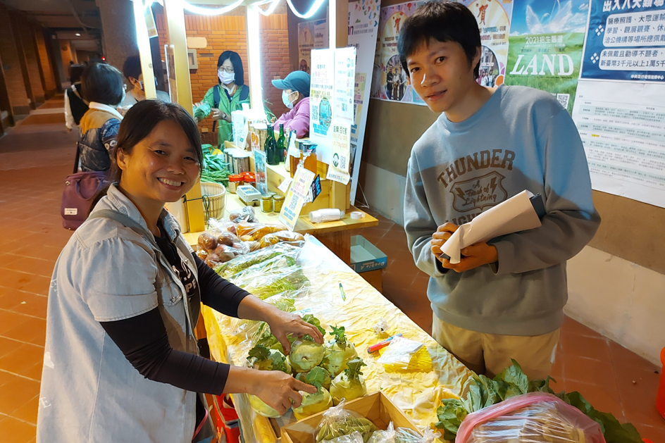 友善耕作良心菜攤