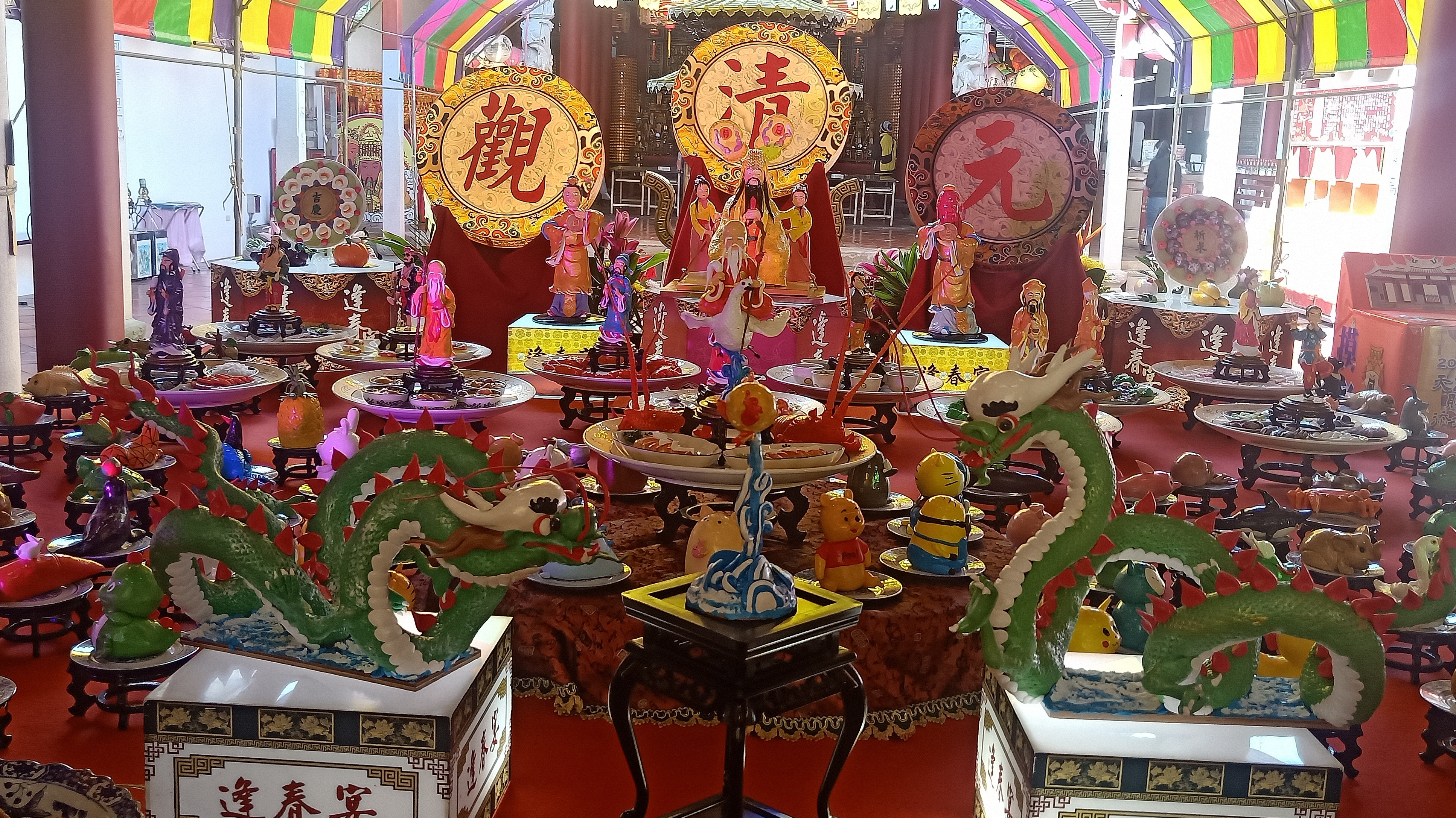 彩繪燈籠與看桌文化藝術