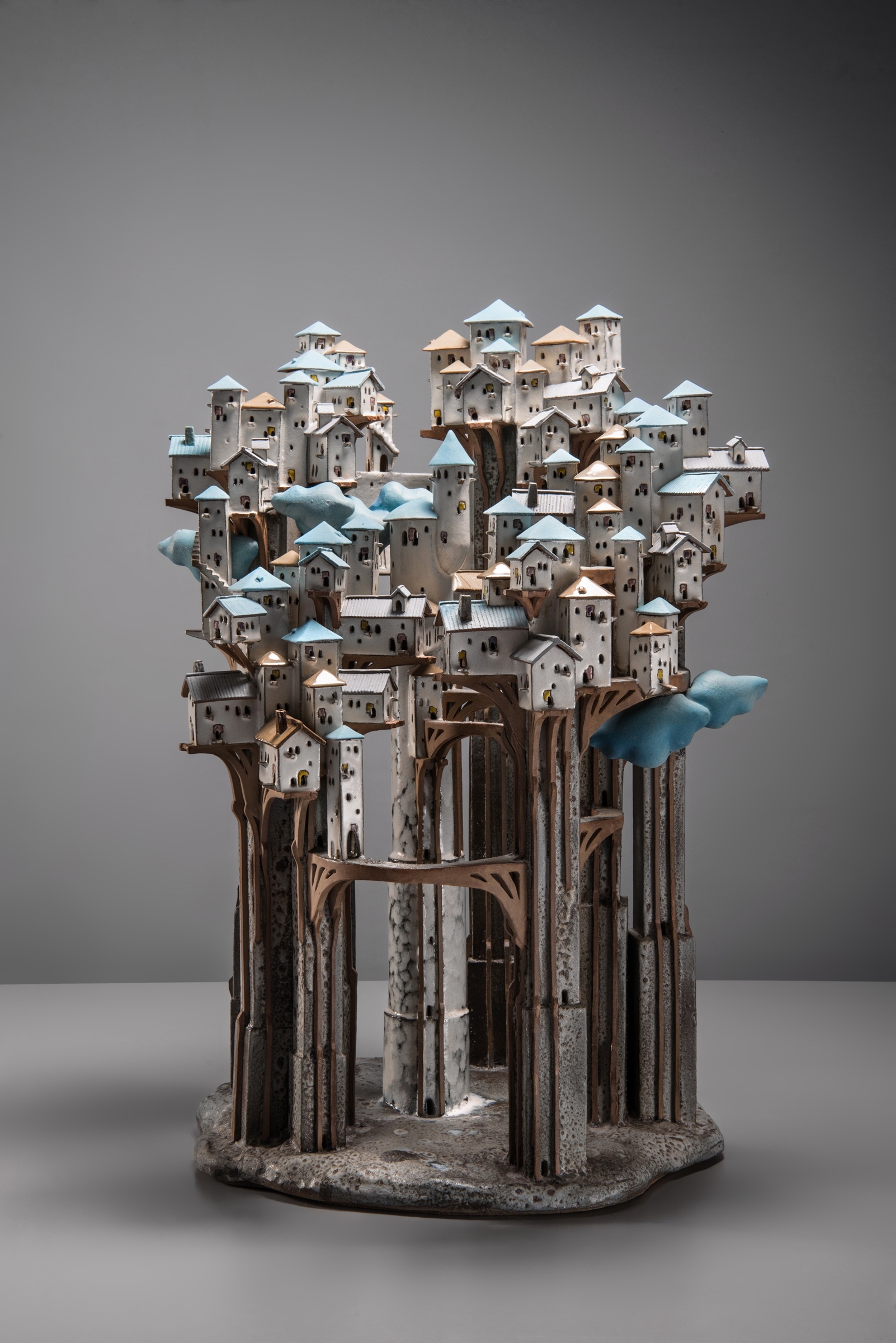 2021臺灣工藝競賽作品，天際線 白房子，蔡政宏 (工藝中心提供)