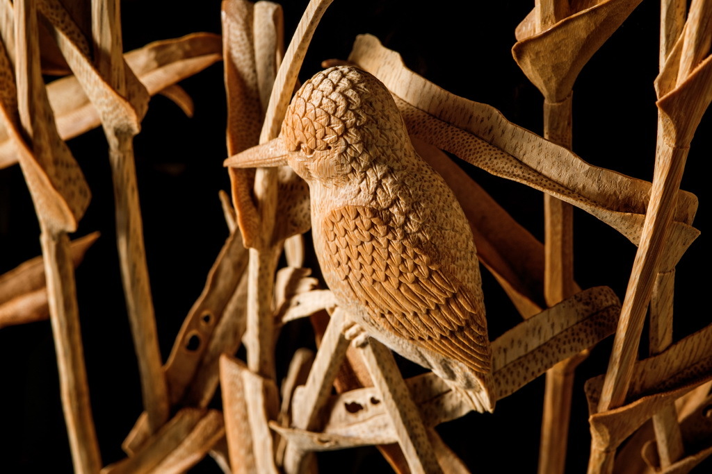 2020臺灣工藝競賽，秋景圖蘆葦，施惠閔 (工藝中心提供)