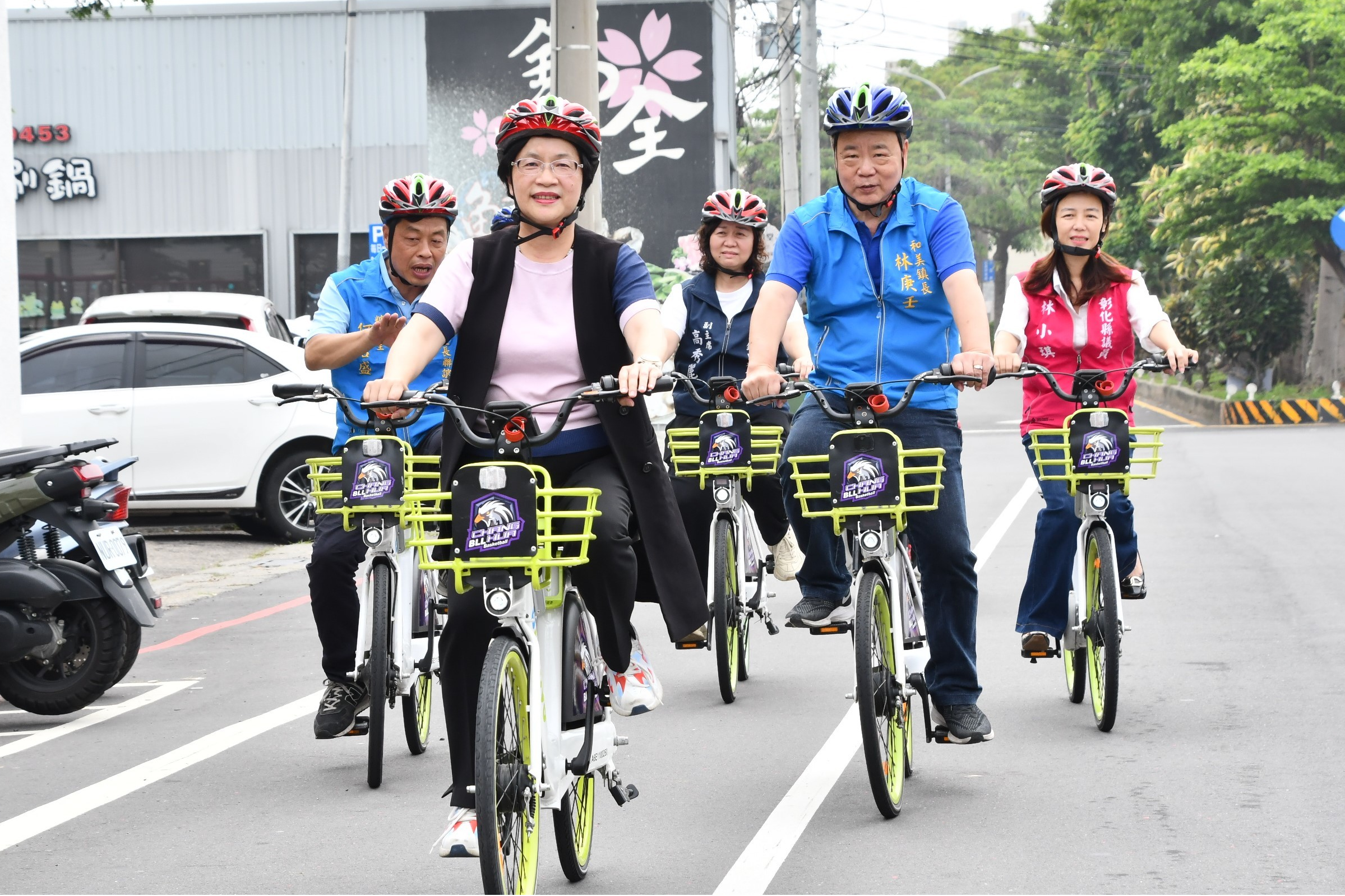 和美鎮啟用公共自行車期盼旅客更方便進行輕旅行(圖片來源：彰化縣政府)