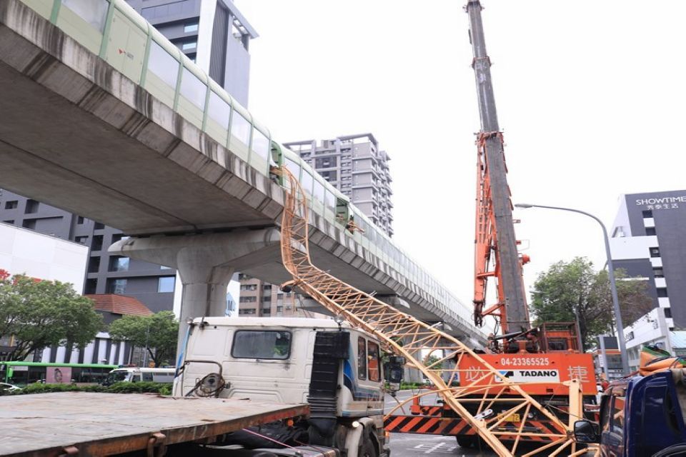中市捷運公安意外已勒令停工
