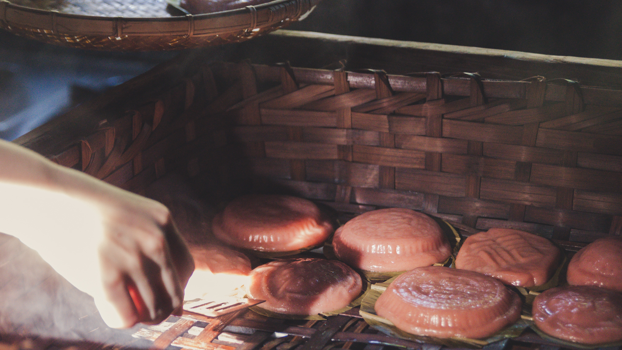 純手作的紅龜粿