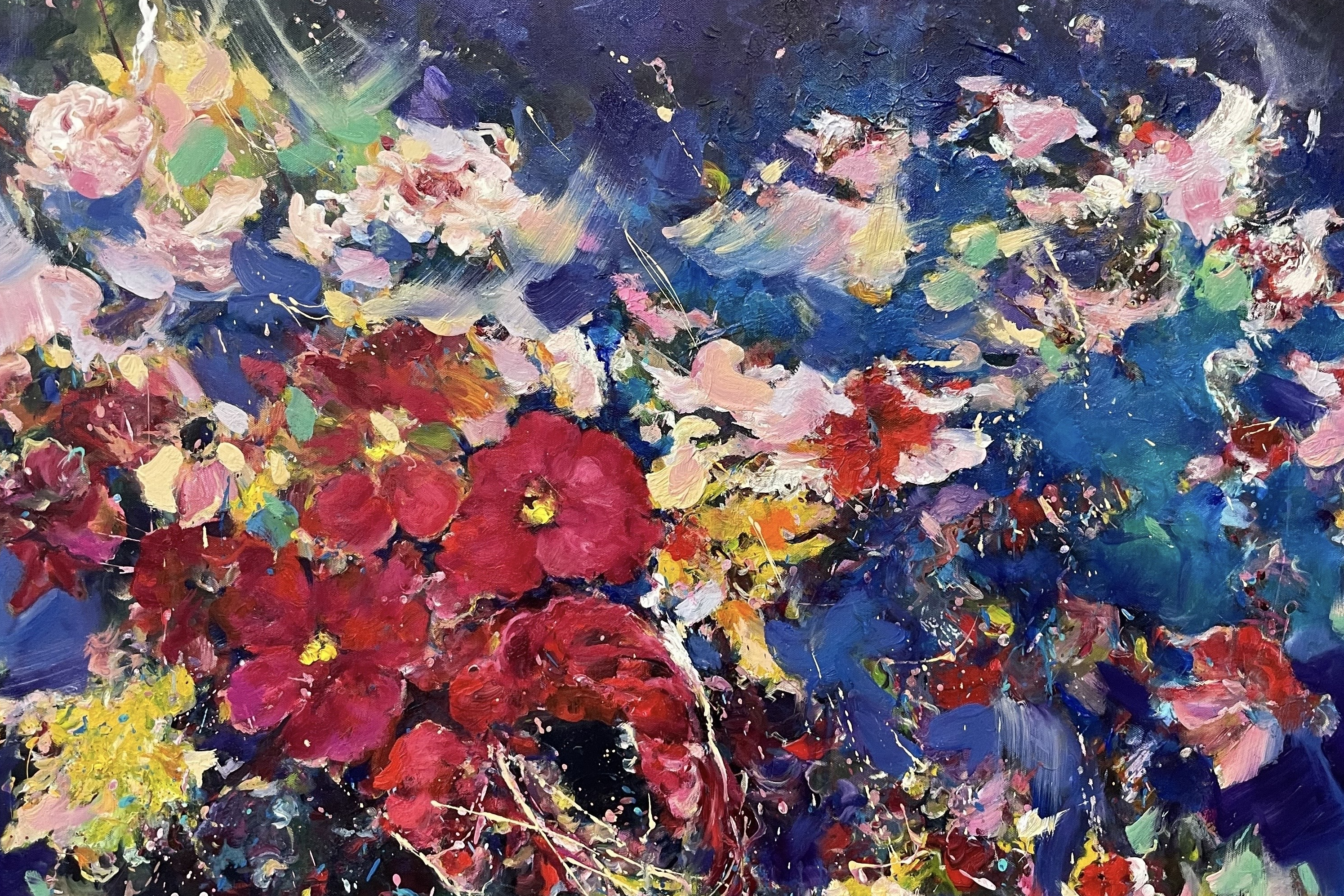 花之魅 油彩帆布 30F_范巧貞