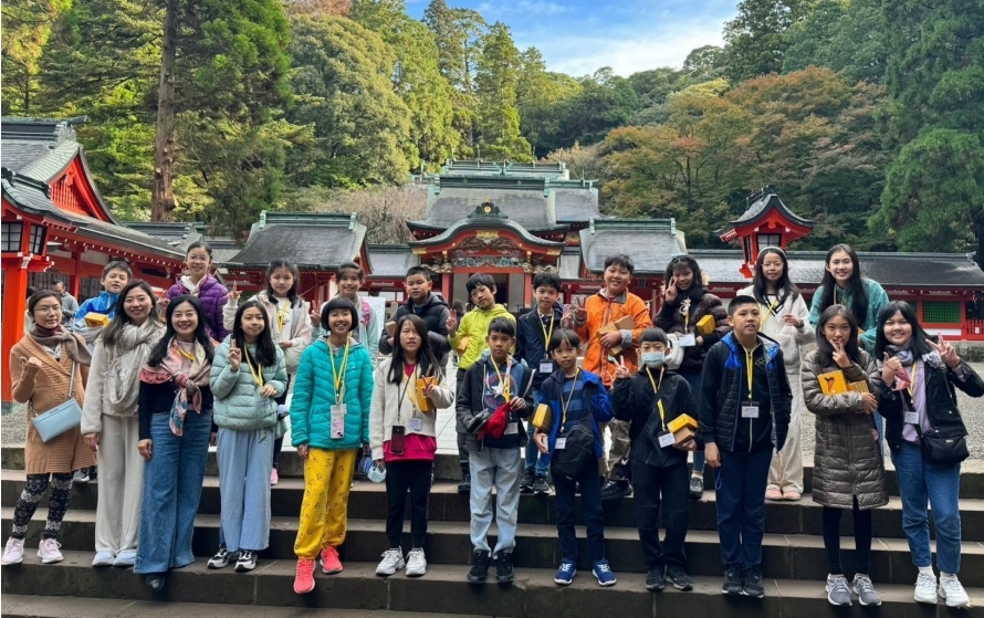 國北教大實小師生參訪鹿屋市文化景點