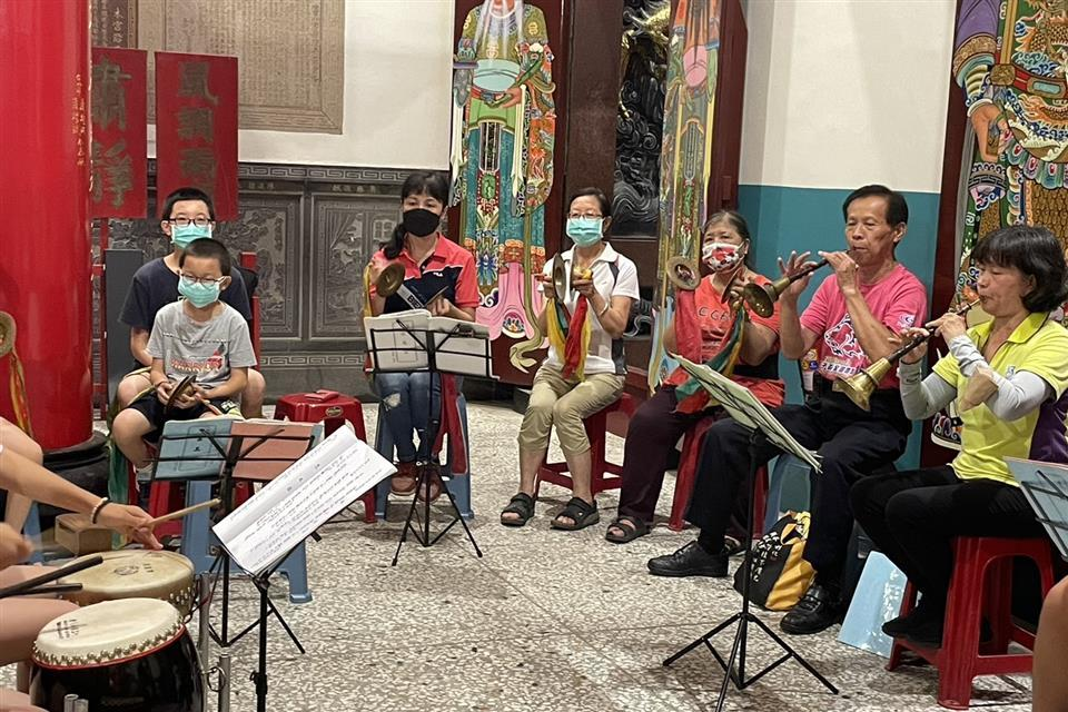學員學習北管（圖源：彰化縣政府）