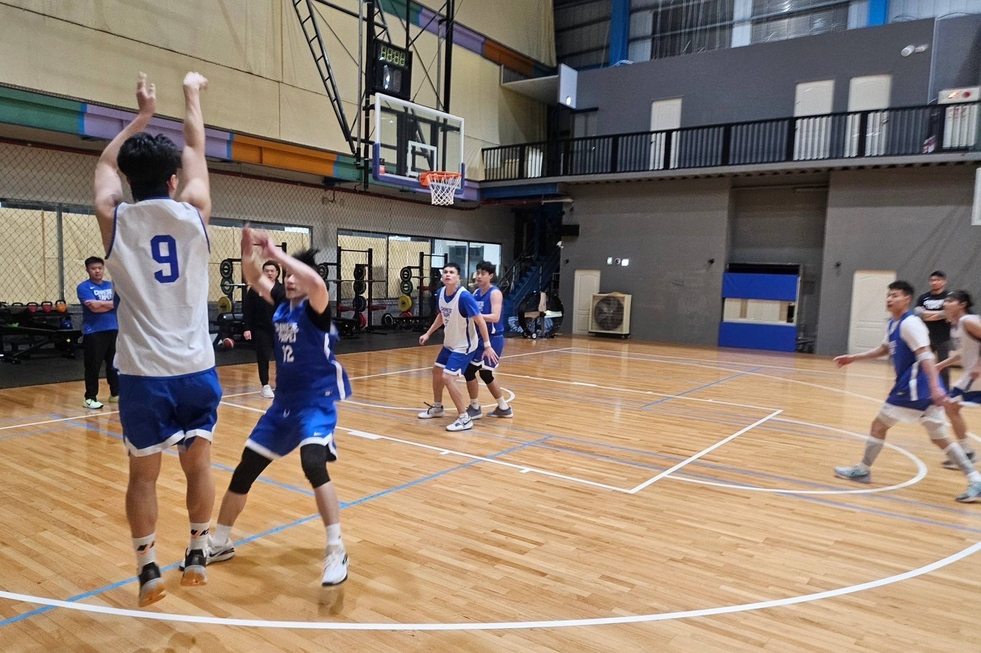 中華男籃代表隊於農曆新年前開訓。(照片由中華民國籃球協會提供)