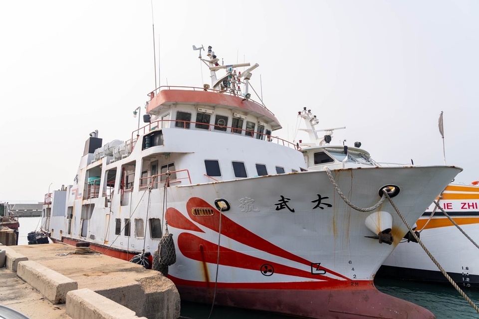 金門太武輪任務圓滿結束，贈予綠島鄉使用，作為公船延續使命。