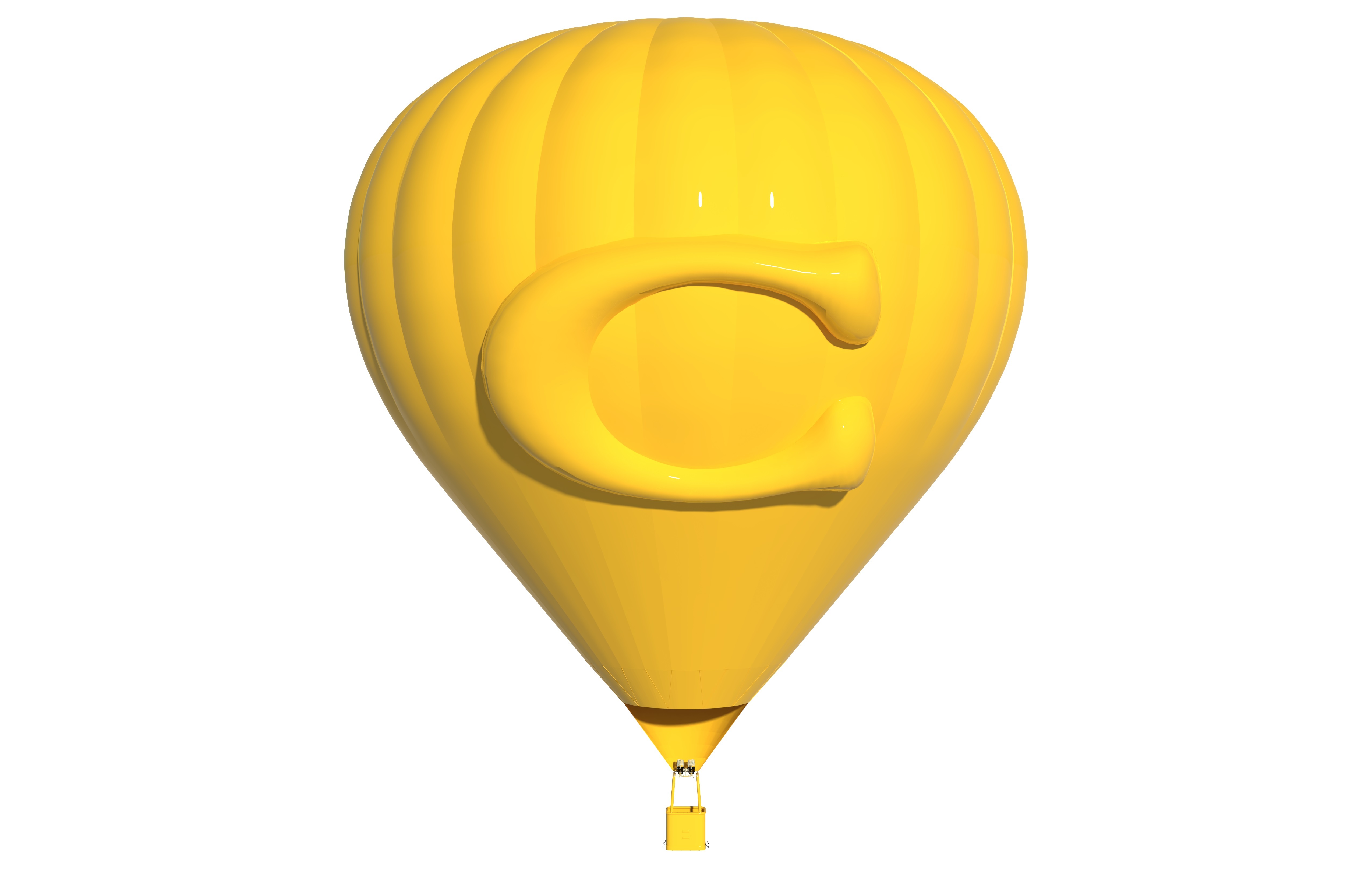 臺東熱氣球嘉年華首度與美國時尚精品品牌合作，打造全球唯一、臺灣限定的造型熱氣球。（臺東縣政府提供)