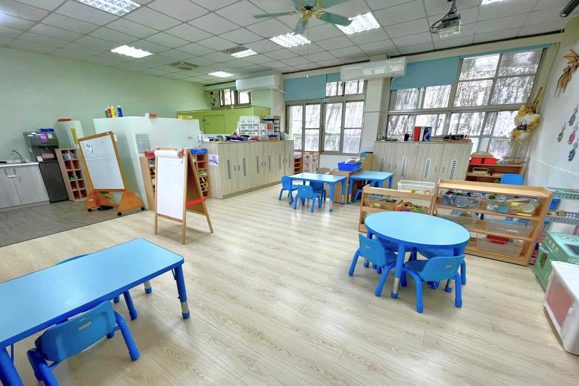 苗栗縣豐田國小附設幼兒園，提供寬敞、明亮的學習環境