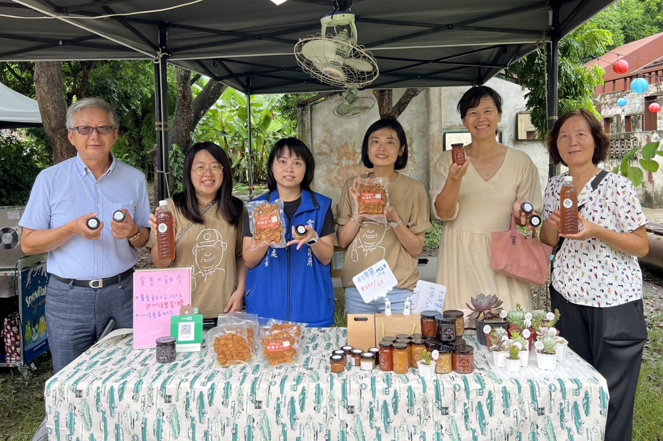 虎尾建國眷村再造協會集結在地青年以美食介紹虎尾(圖片來源：水保署提供)