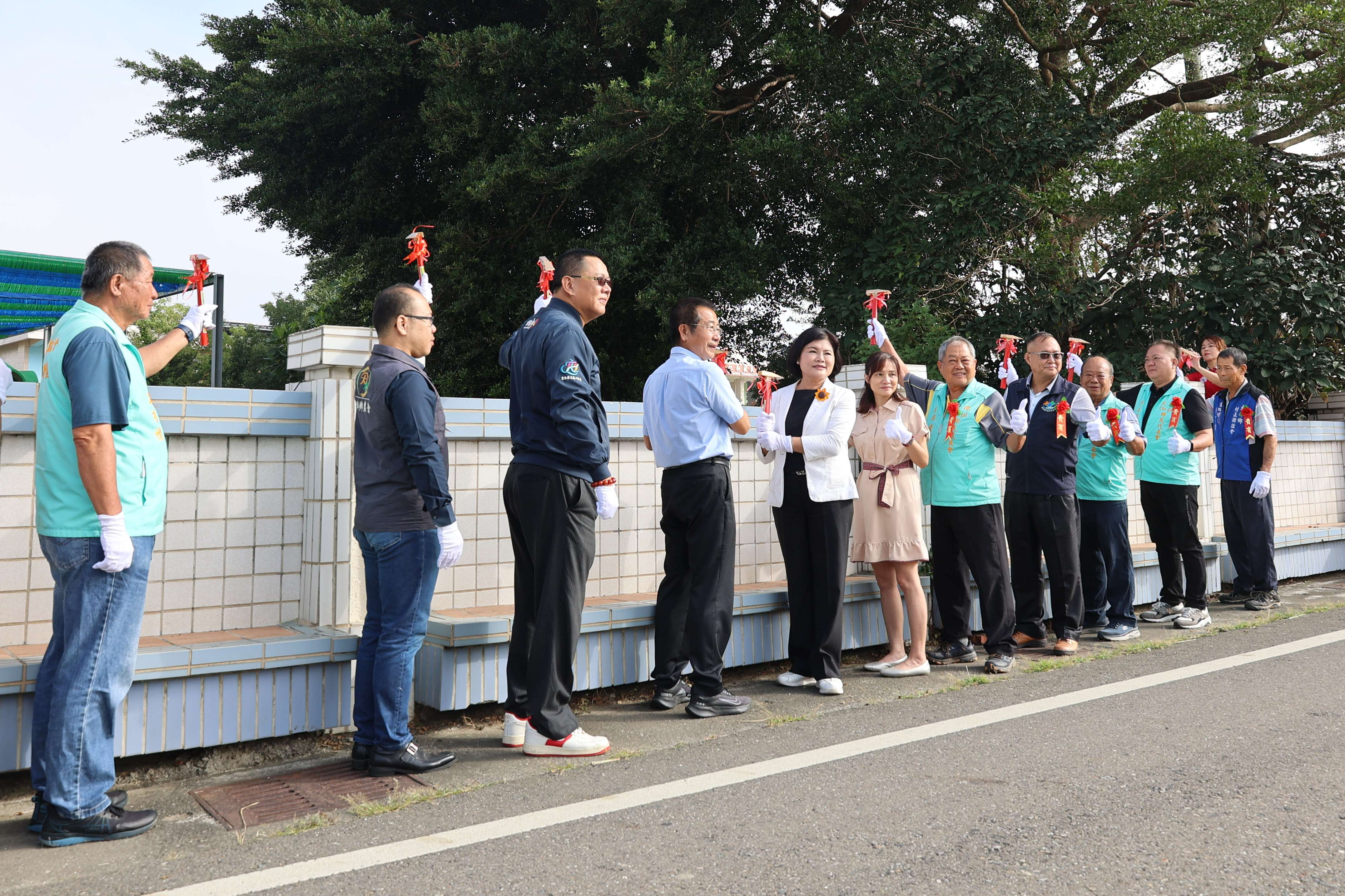 仁和國小暨大埤鄉立幼兒園通學步道今日舉行動工典禮（圖源：雲林縣政府）