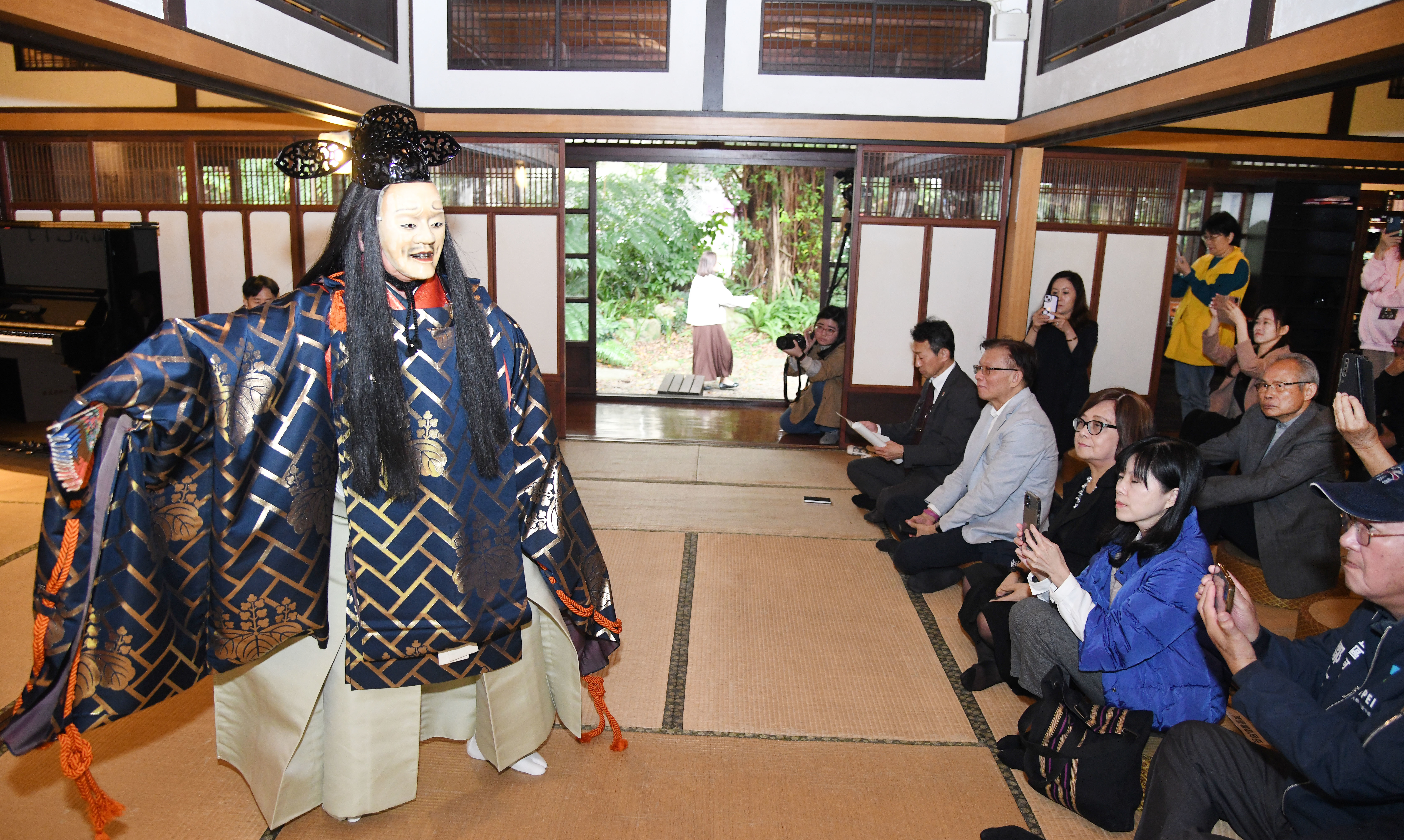 日方帶來代表和歌山文化的精彩能劇表演 (紀州庵提供)