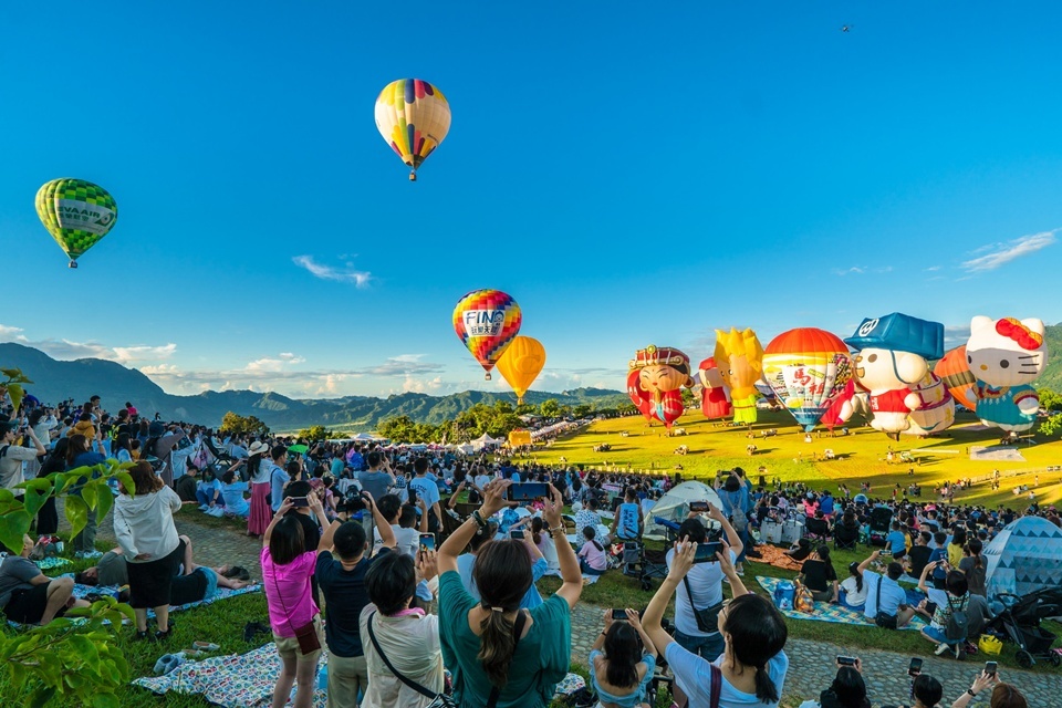 2024臺灣國際熱氣球嘉年華。(臺東縣政府提供)