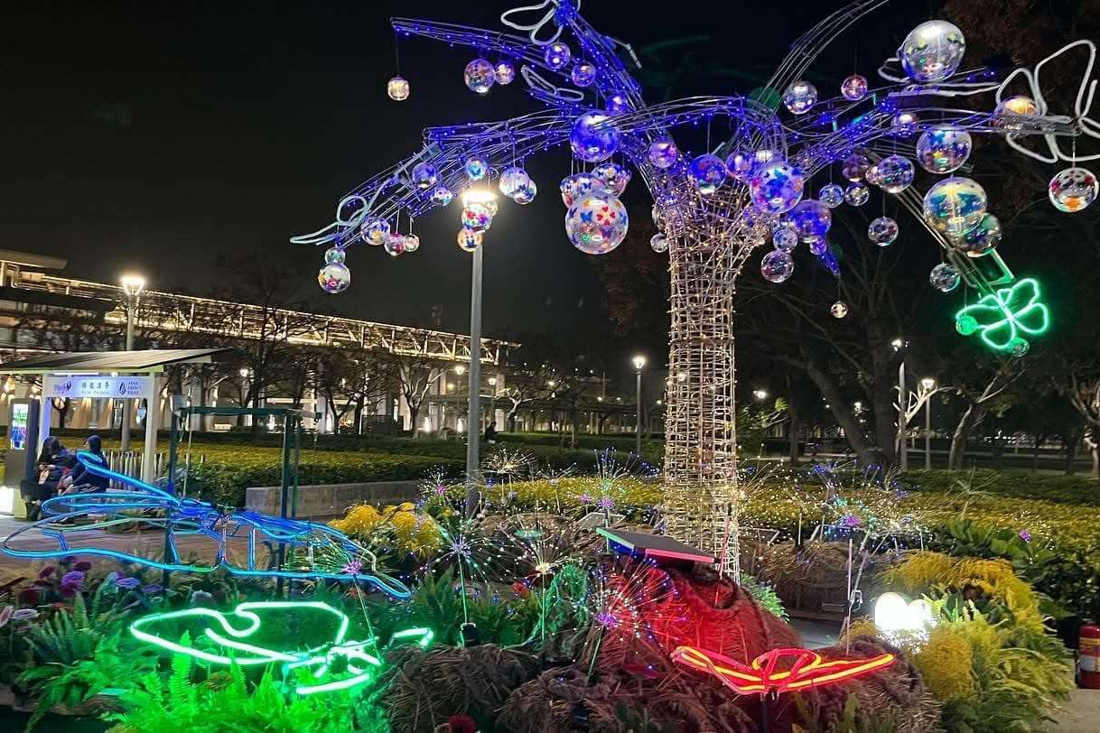 林內國中的花燈作品「生命之樹」（圖源：雲林縣政府）