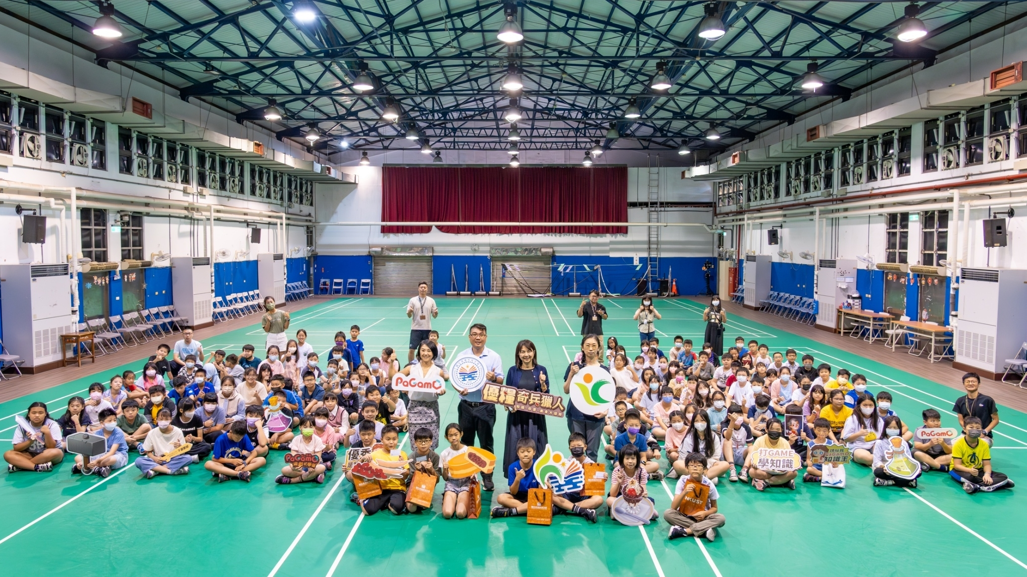 高科大團隊至新北市板橋文德國小與學童進行食農教育互動
