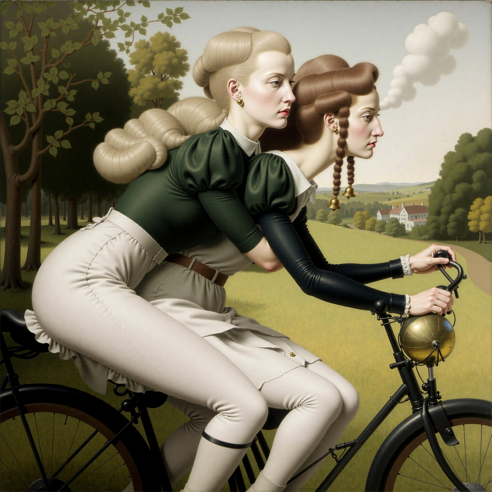 高美館國際特展《馮．沃爾夫的花園堡壘》｜馮．沃爾夫作品〈Riding Free〉（藝術家提供）