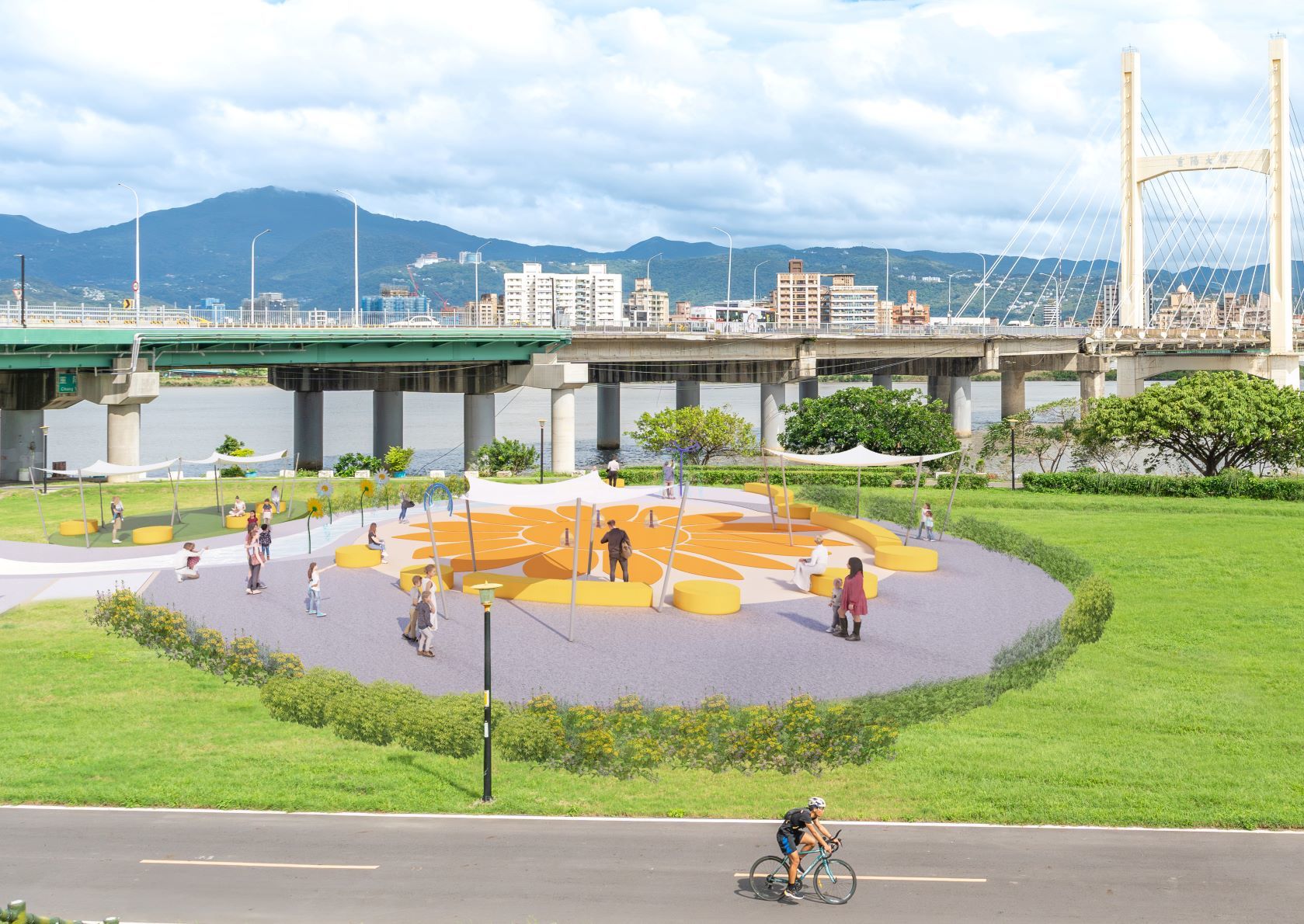 花漾水樂園示意圖