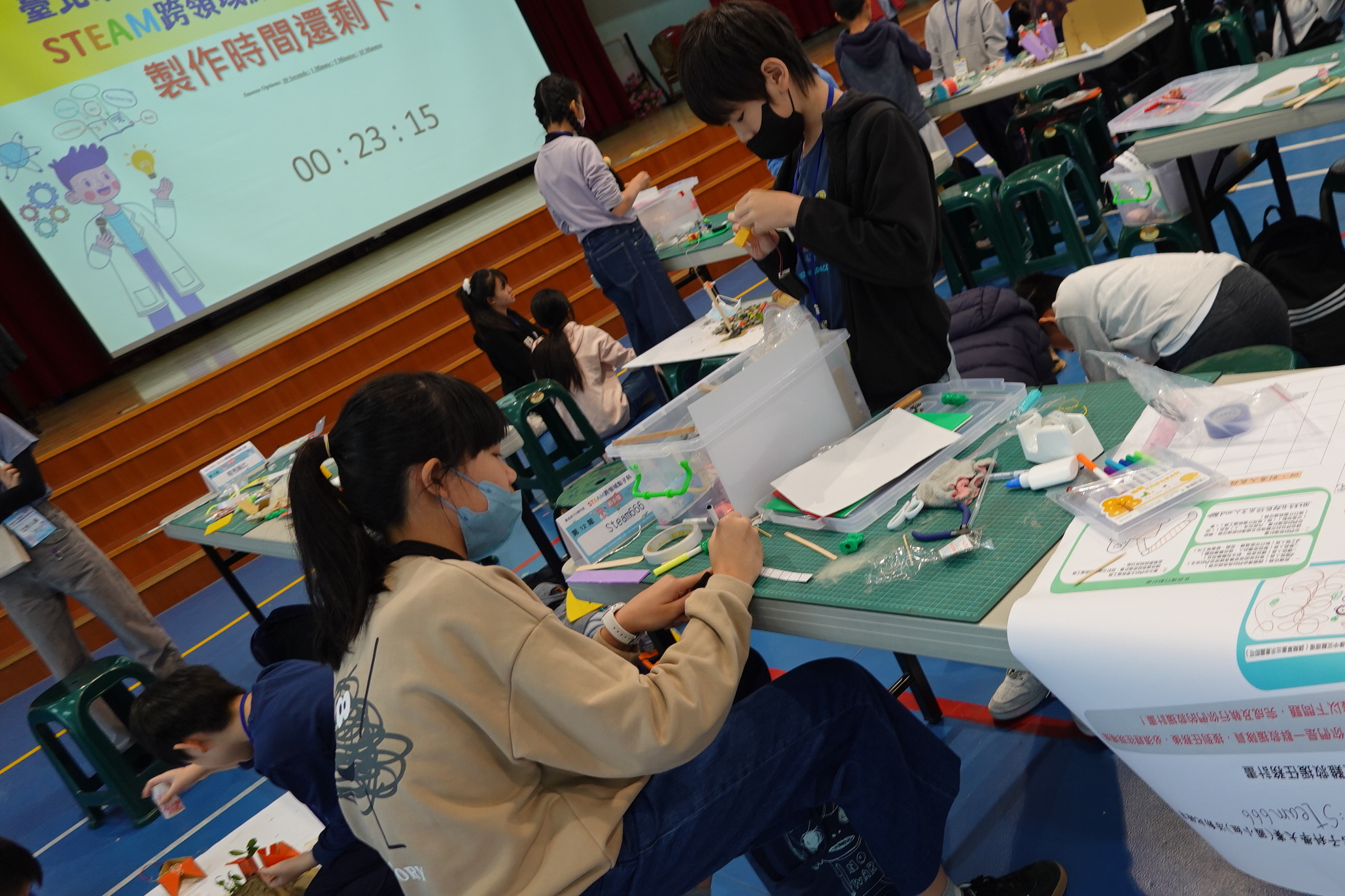 臺北市教育局在金華國小辦理「113學年度STEAM跨領域點子科學大賽」