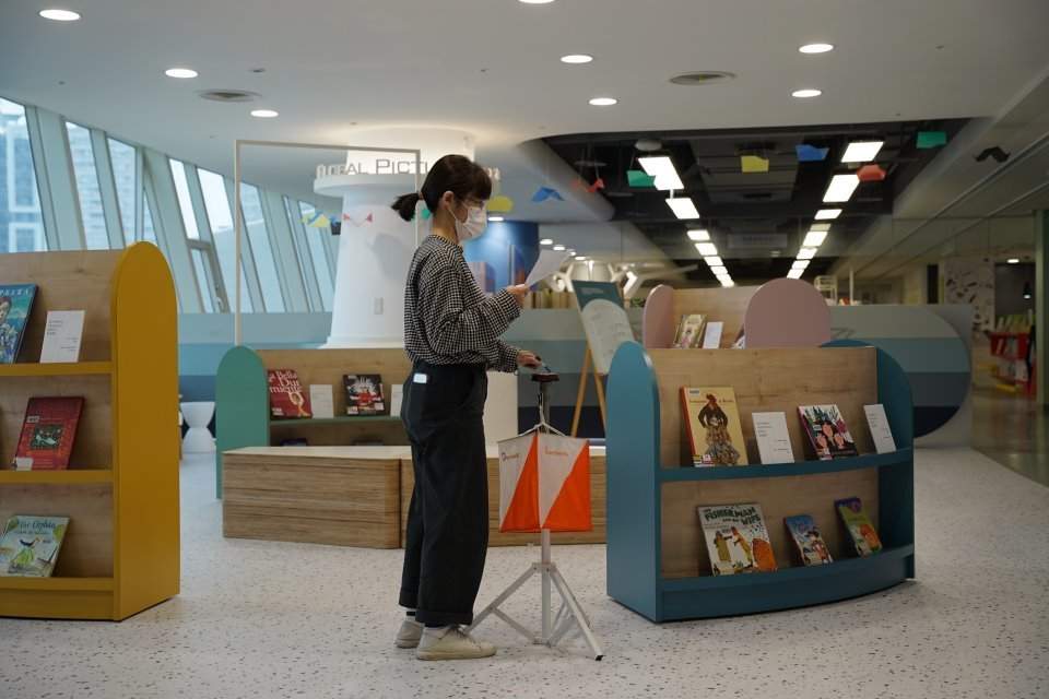 國資圖在2025世界閱讀日舉辦館內「定向悅讀專業挑戰賽」。（圖: 國資圖提供）