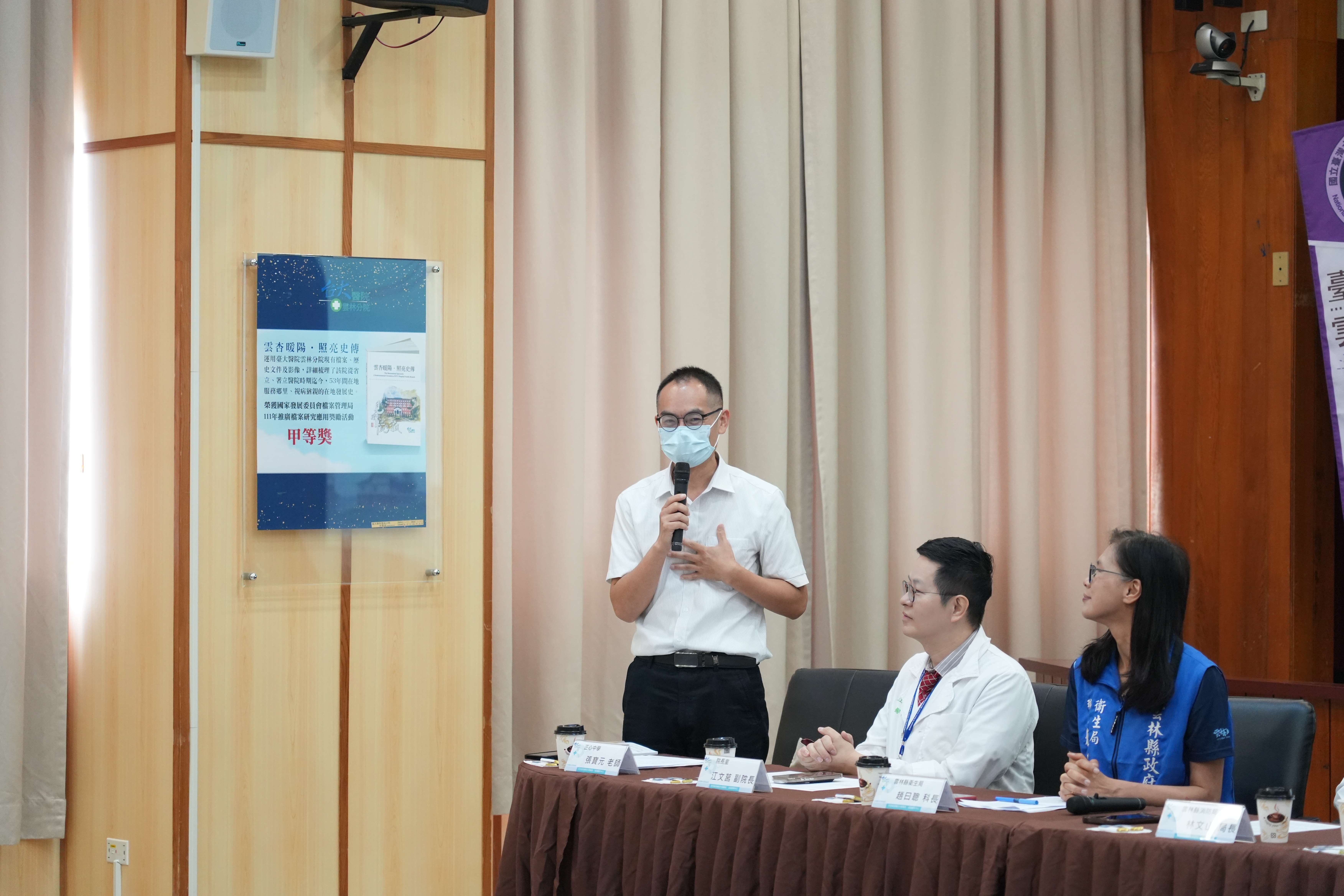 正心中學教師張寶元分享獲救心情（圖源：雲林縣政府）