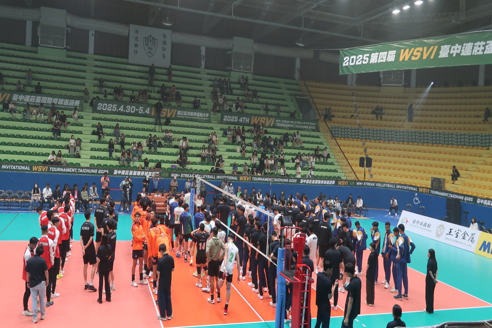 第四屆WSVI臺中連莊盃國際排球邀請賽30日下午七點開幕（攝影:劉文珍）