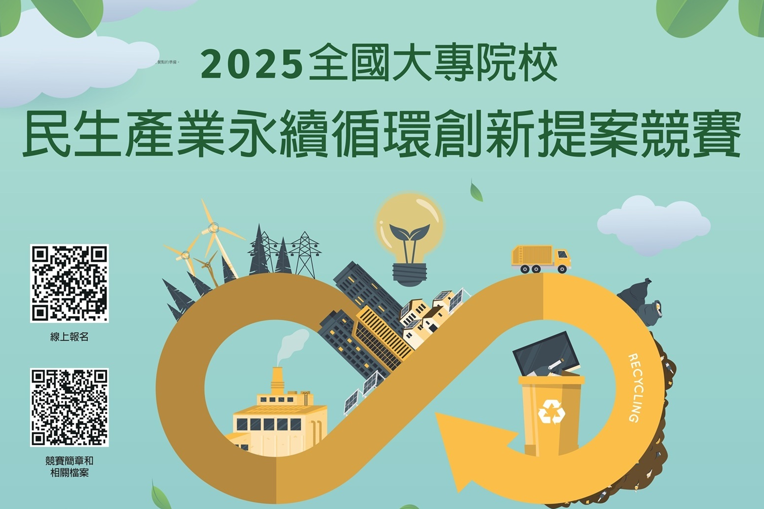 2025全國大專院校民生產業永續循環創新提案競賽