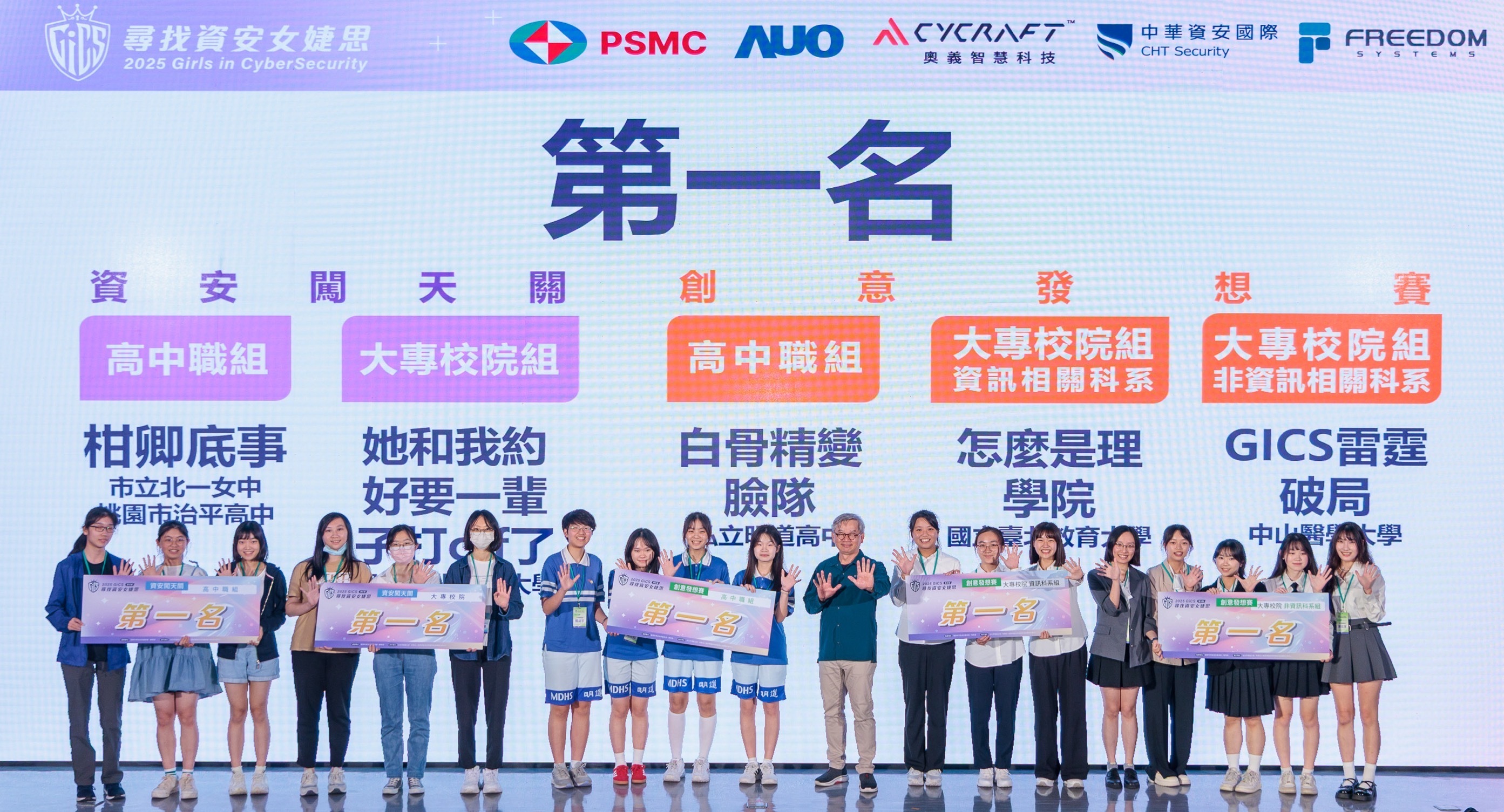 「尋找資安女婕思」競賽舉辦5年來，許多同學已自發成為推廣大使，相約一起參賽，累計已有近1萬5千人次。(國科會提供)